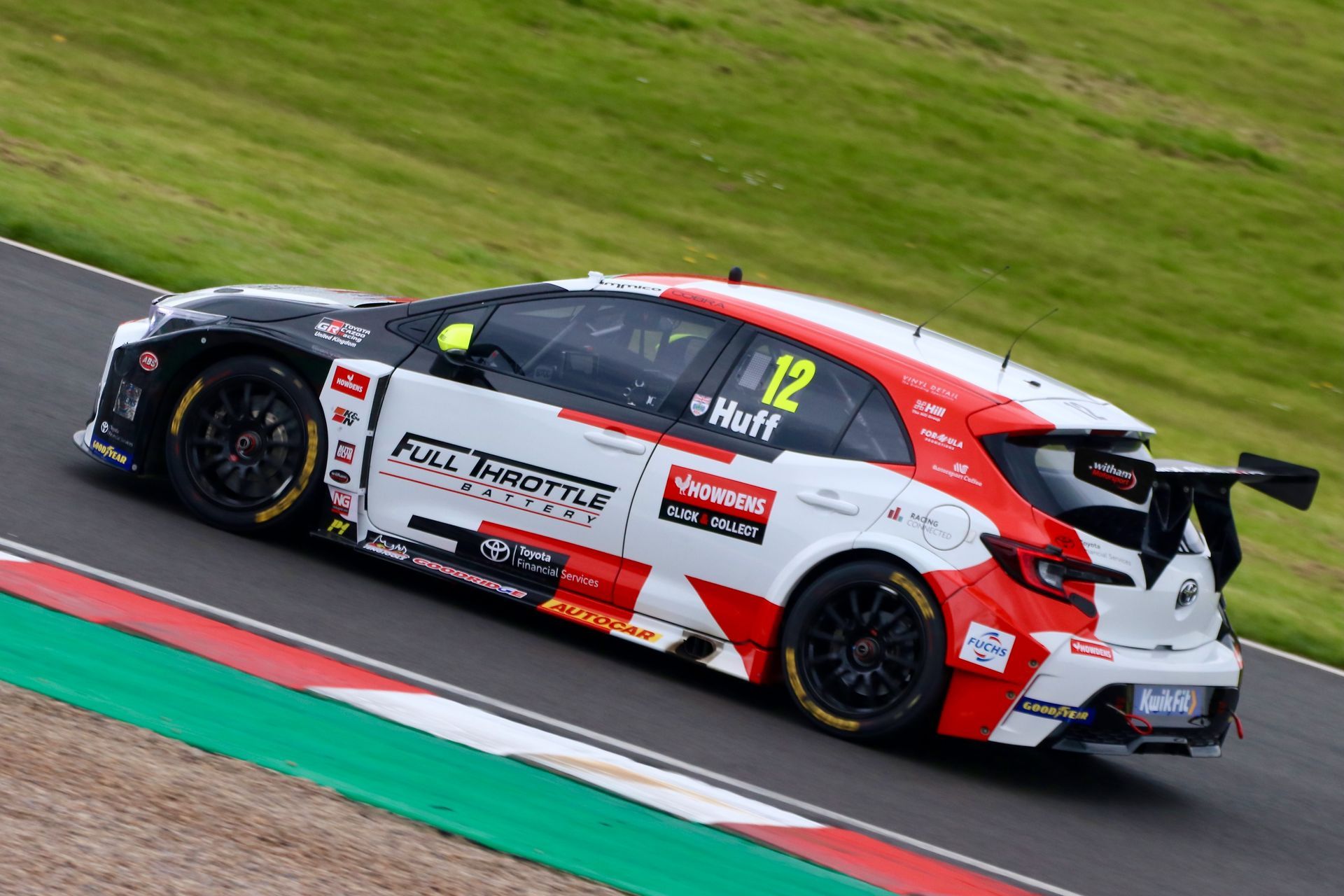 Rob Huff at the BTCC round one at Donington Park