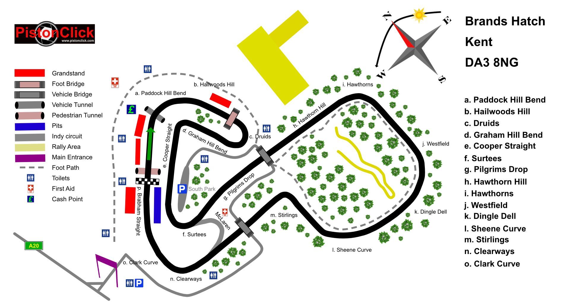 Brands Hatch map