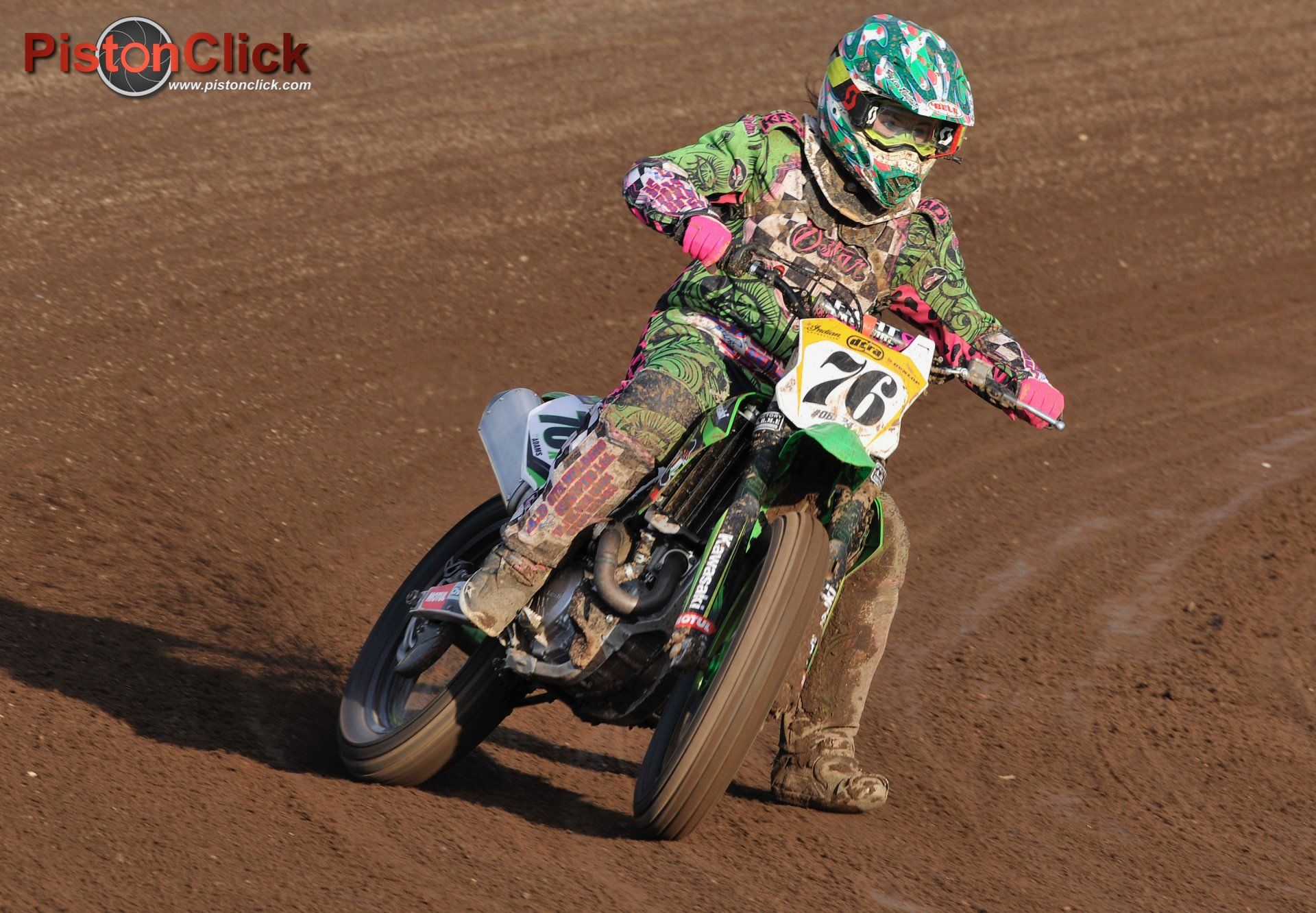 Skye Adams Flat Track racing
