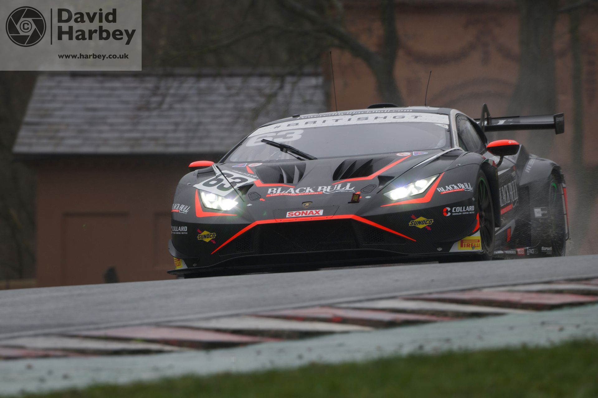 Taking photos of the British GT cars at Oulton Park