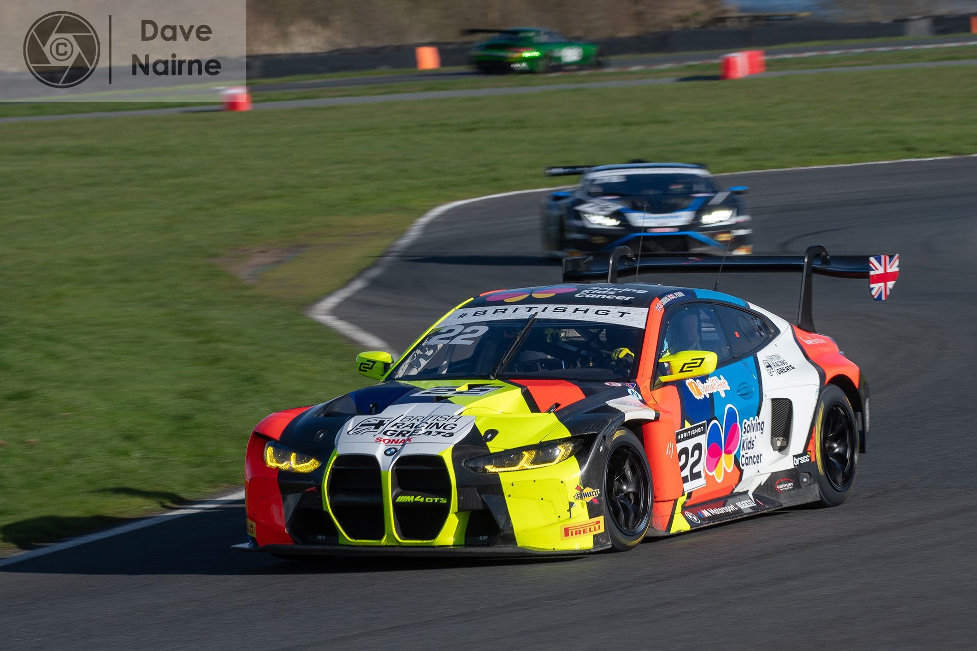 Photographing from Kinckerbrook at the British GT at Oulton
