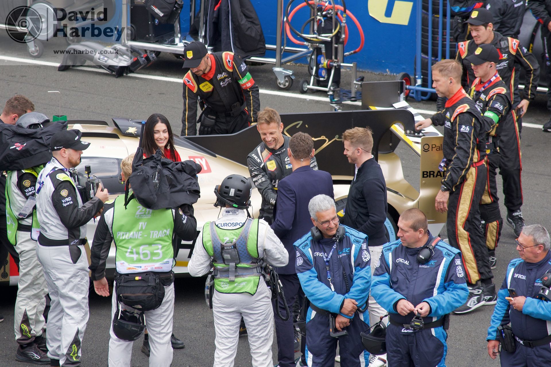 Le Mans 24 view from the grandstand to the pits