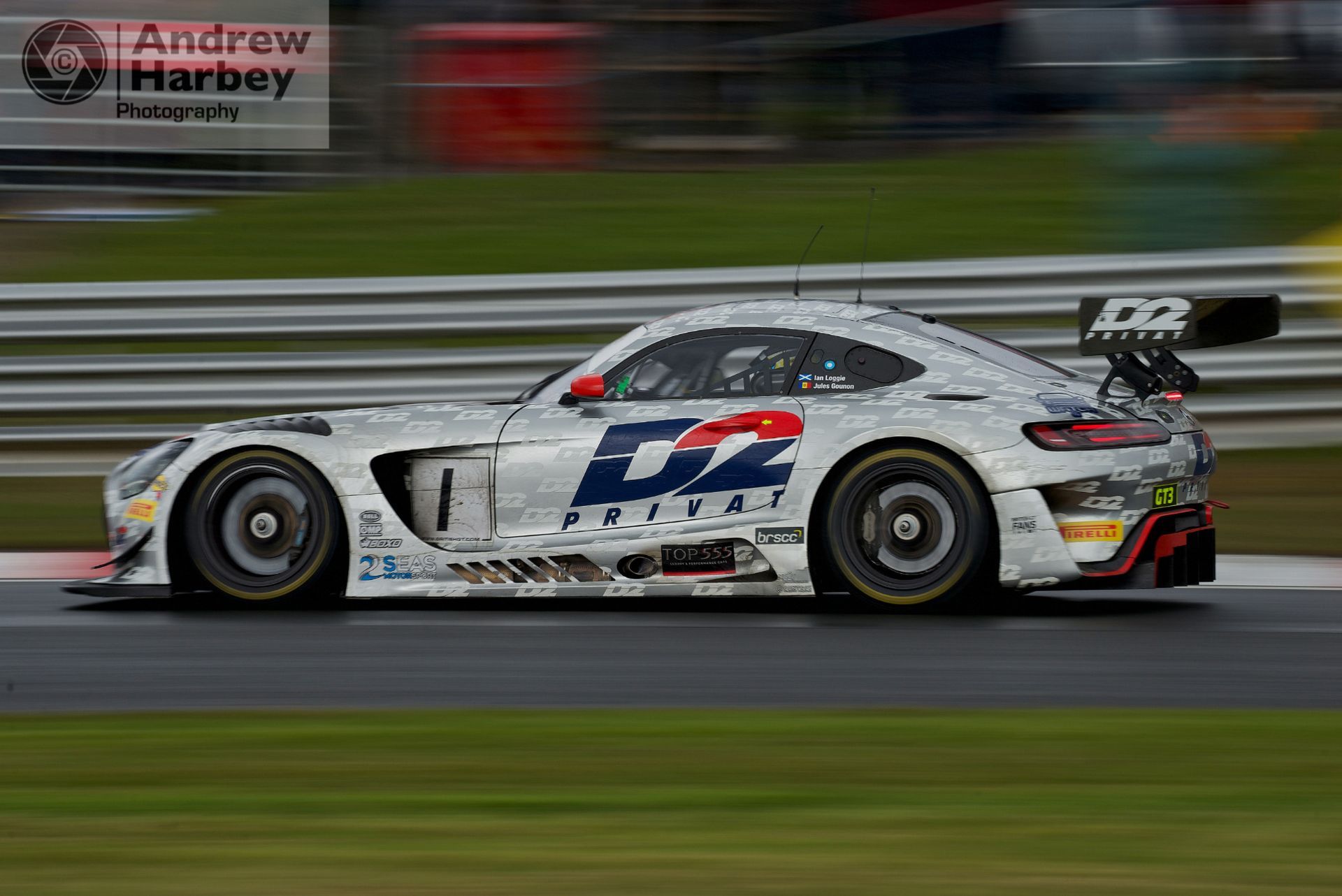 Photographing the British GT from Oulton Park