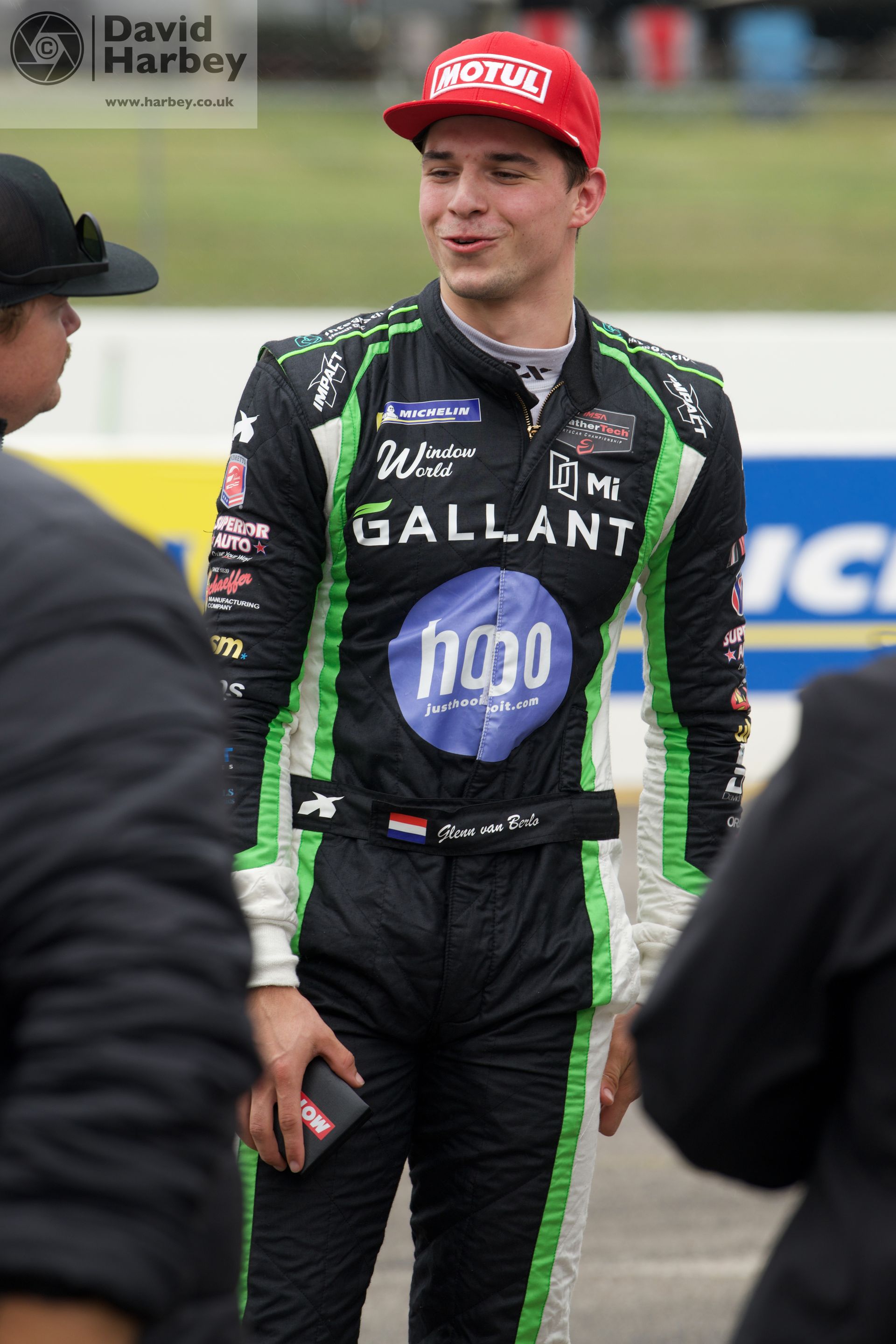 In the pits for IMSA qualifying Road Atlanta