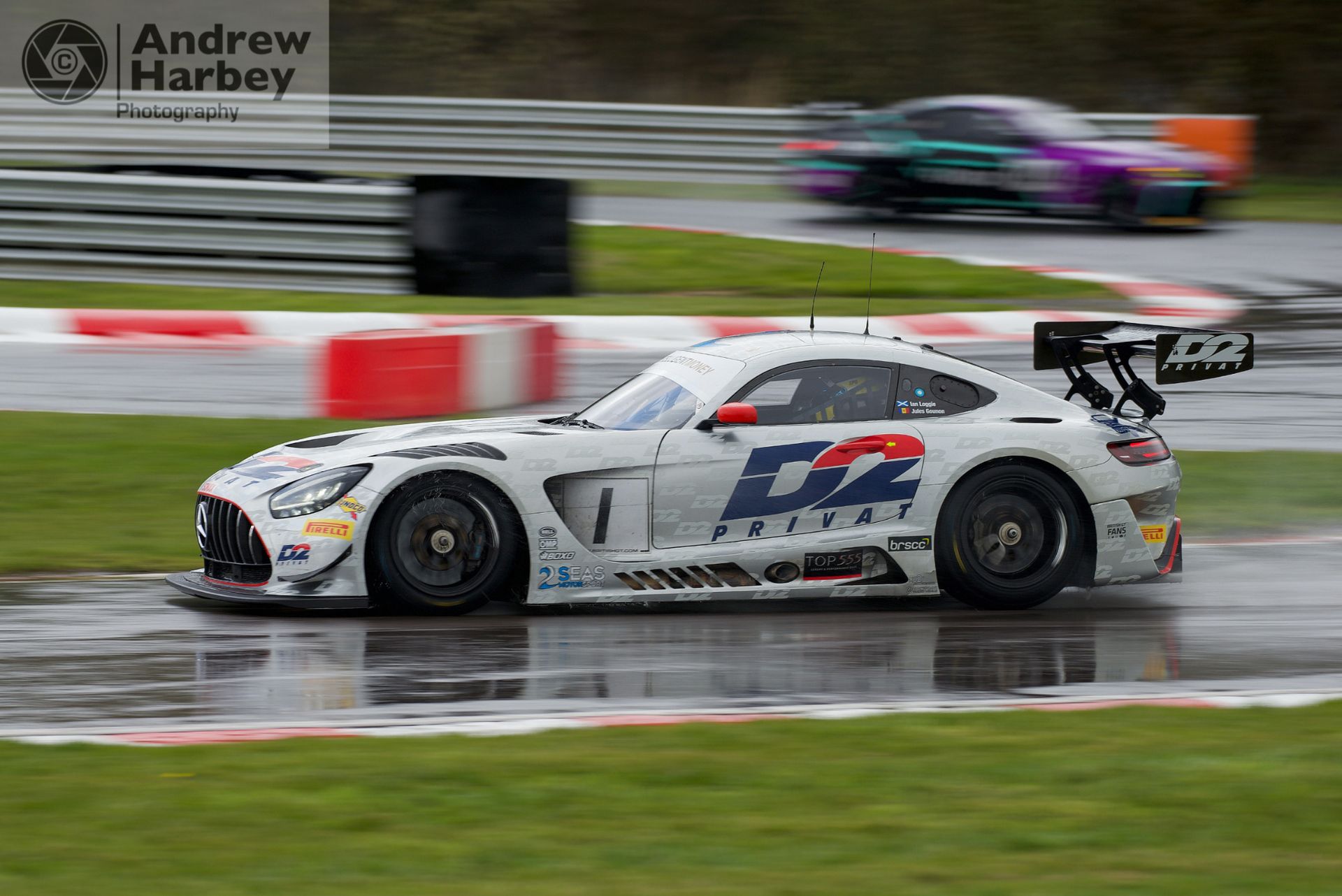 Photographing the British GT from Oulton Park