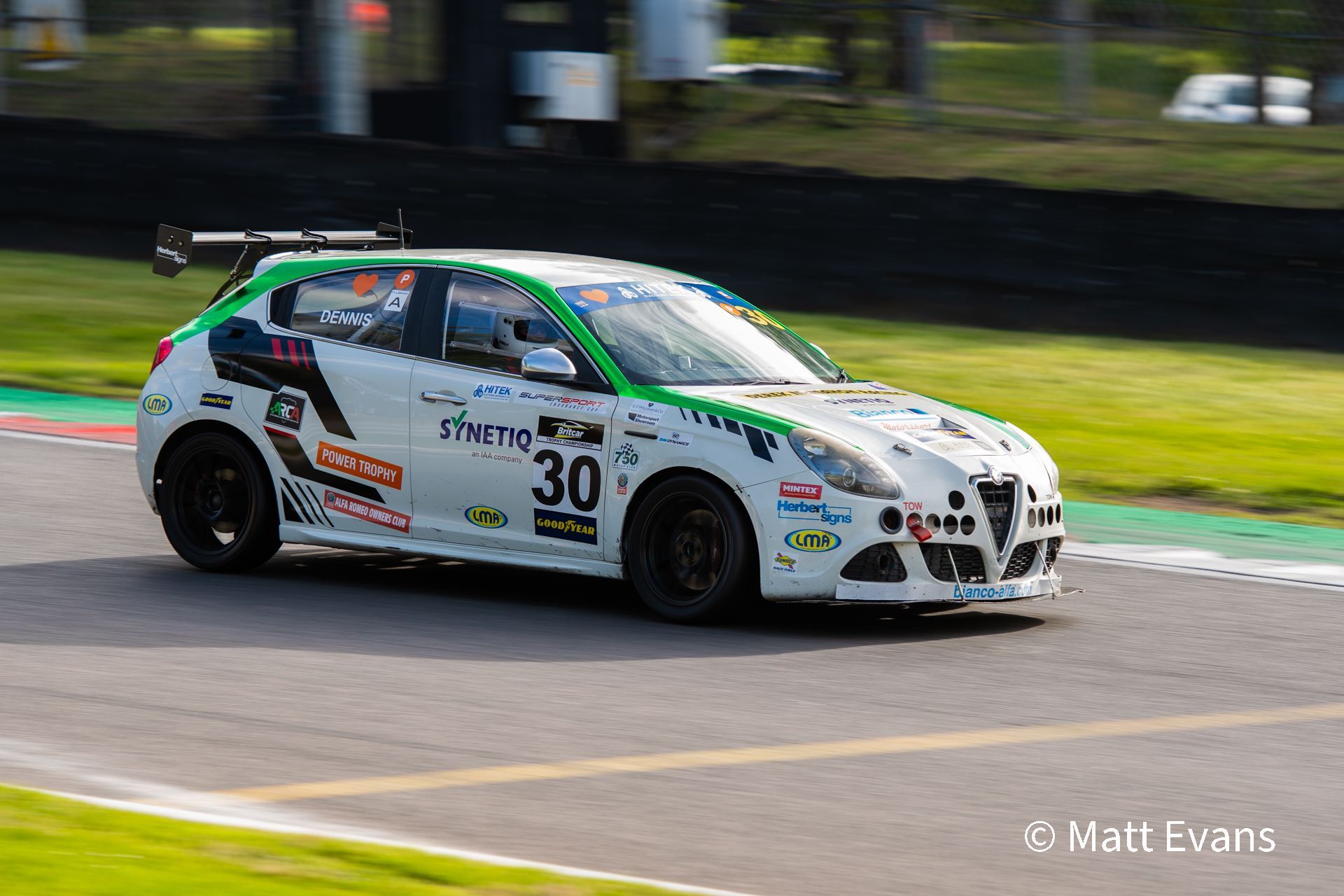 Alfas at the Festival Italia Brands Hatch