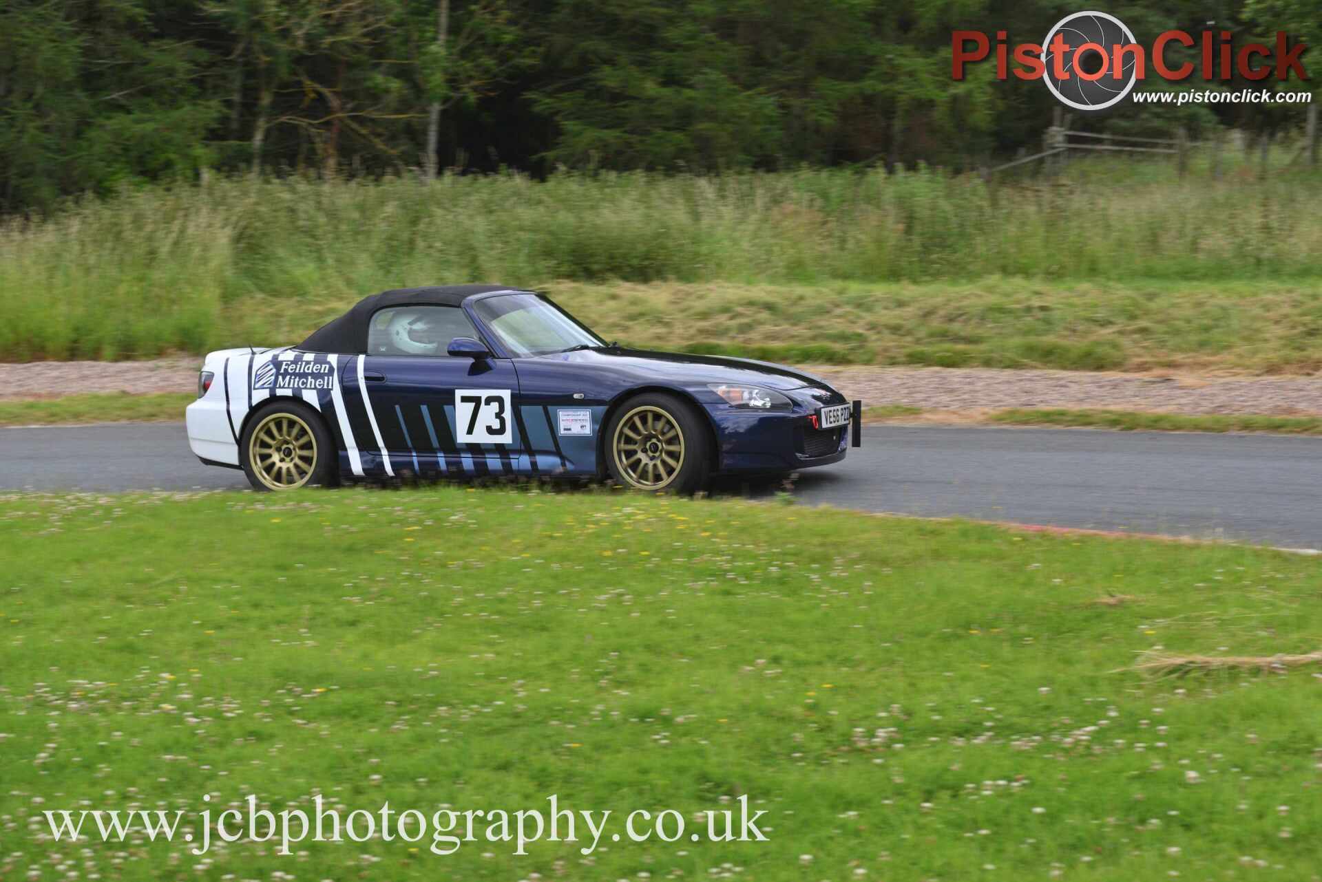 Adam Riley driving his Honda S2000