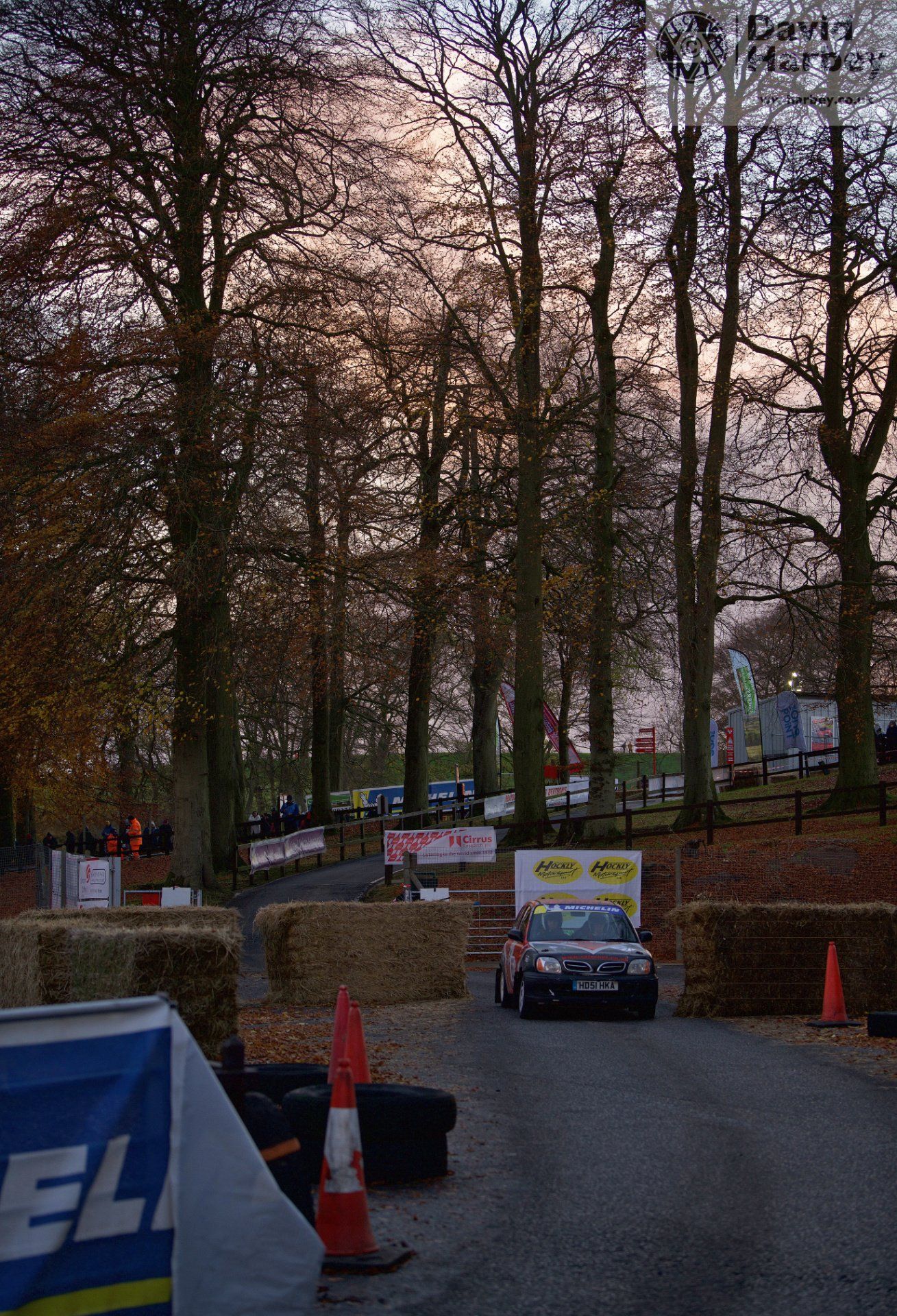 Rally car Nissan Micra with Adam and Ray Ripper