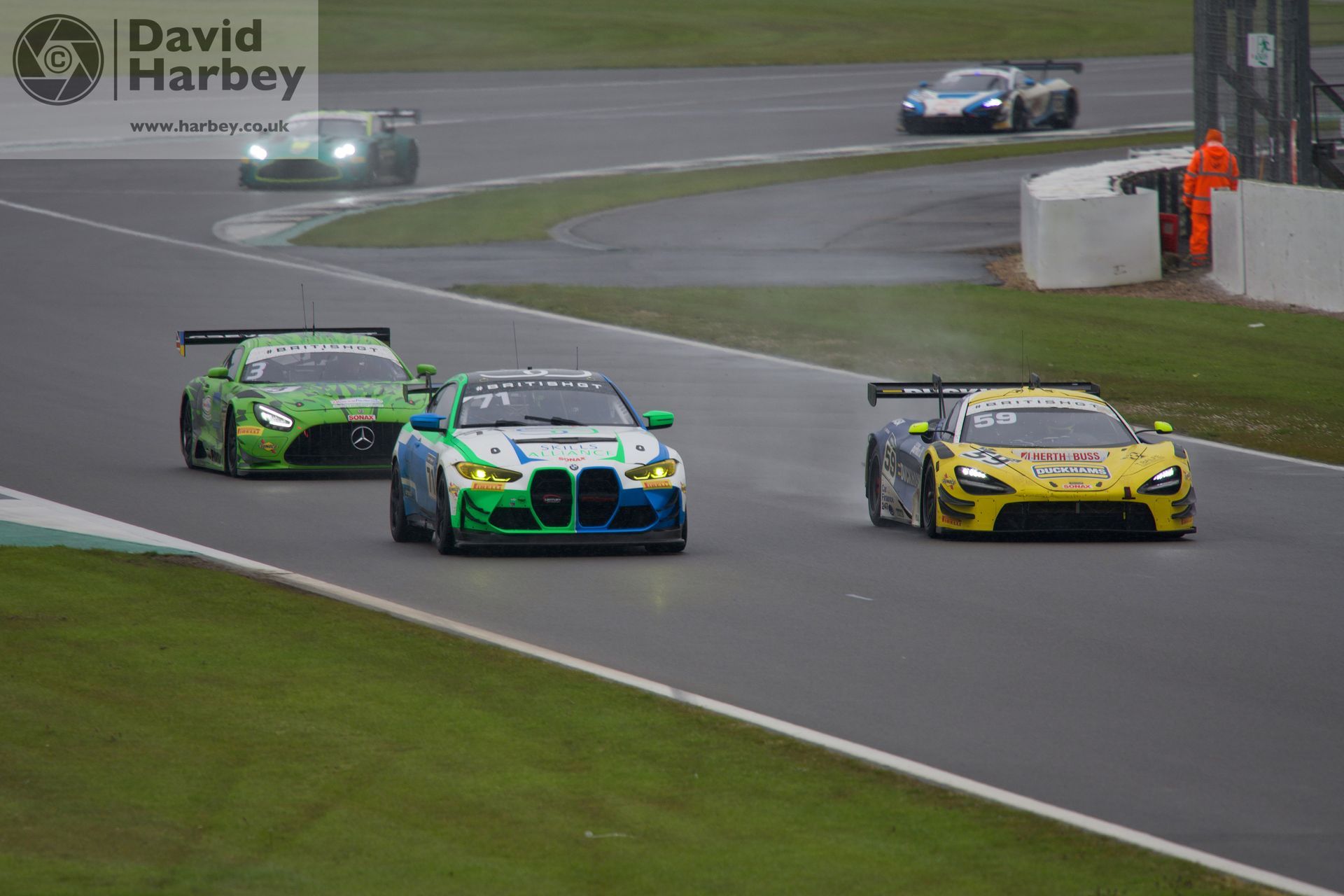 Photographing the British GT Silverstone 500