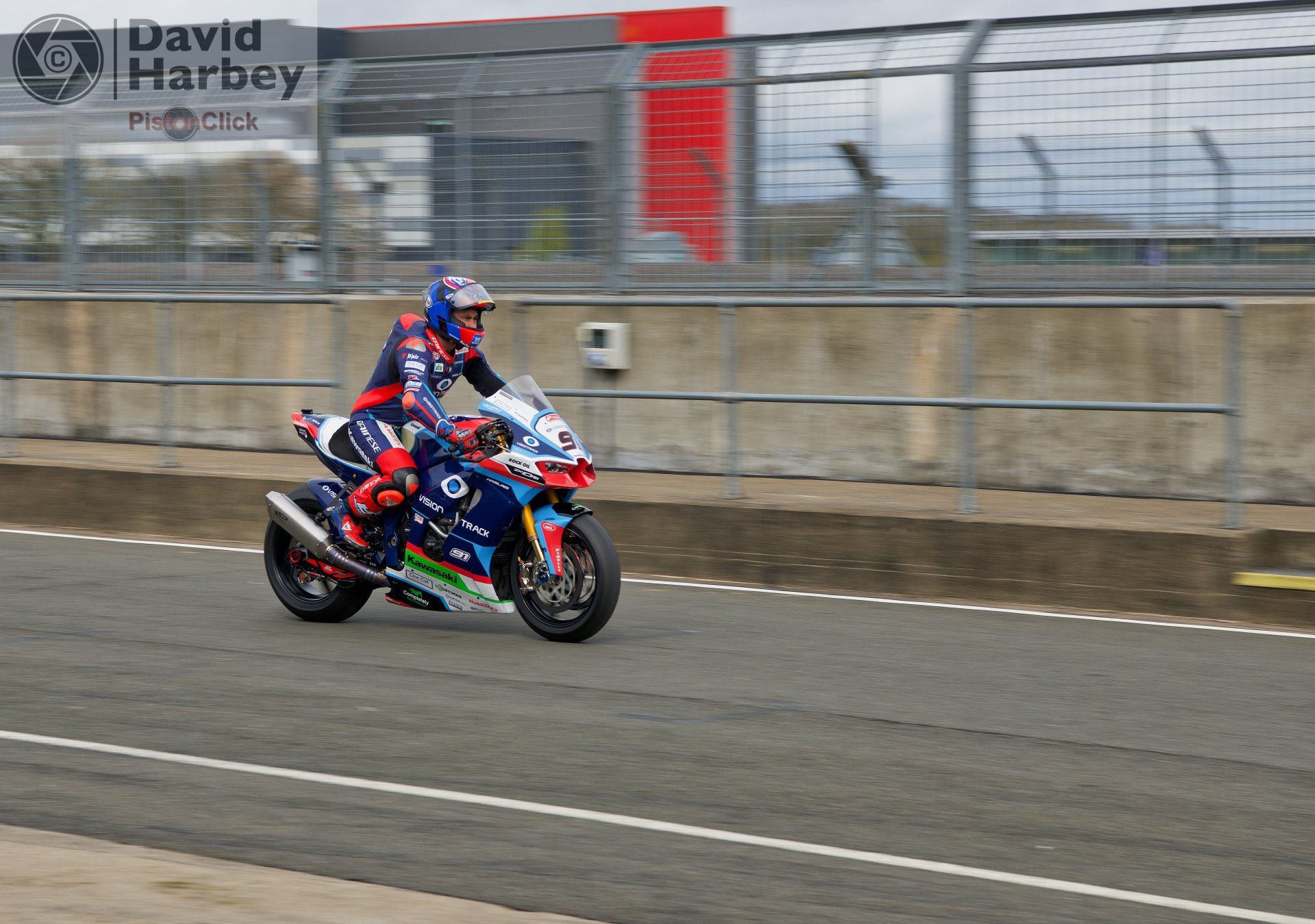 British Super Bike test day Silverstone