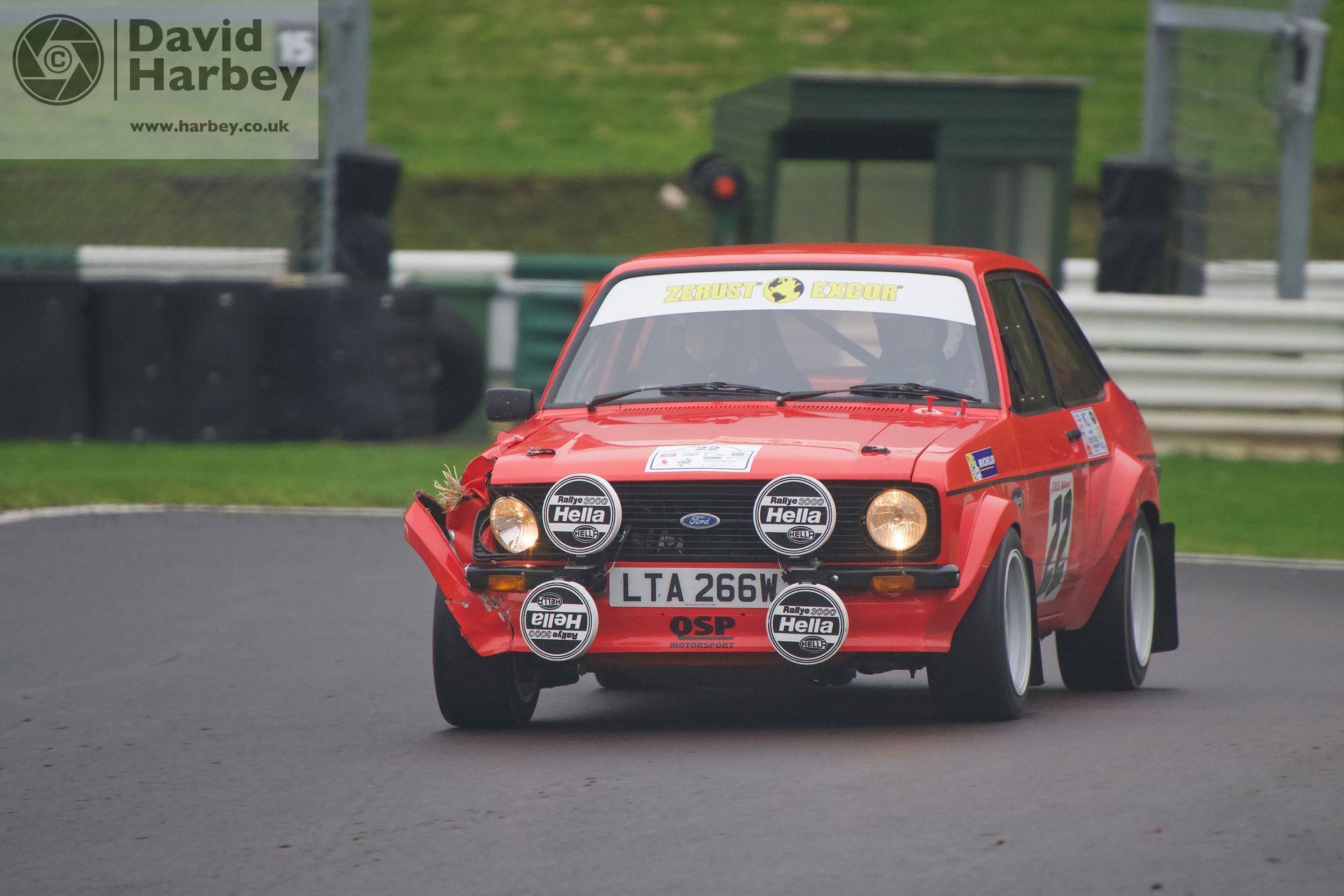 Rallying car damage
