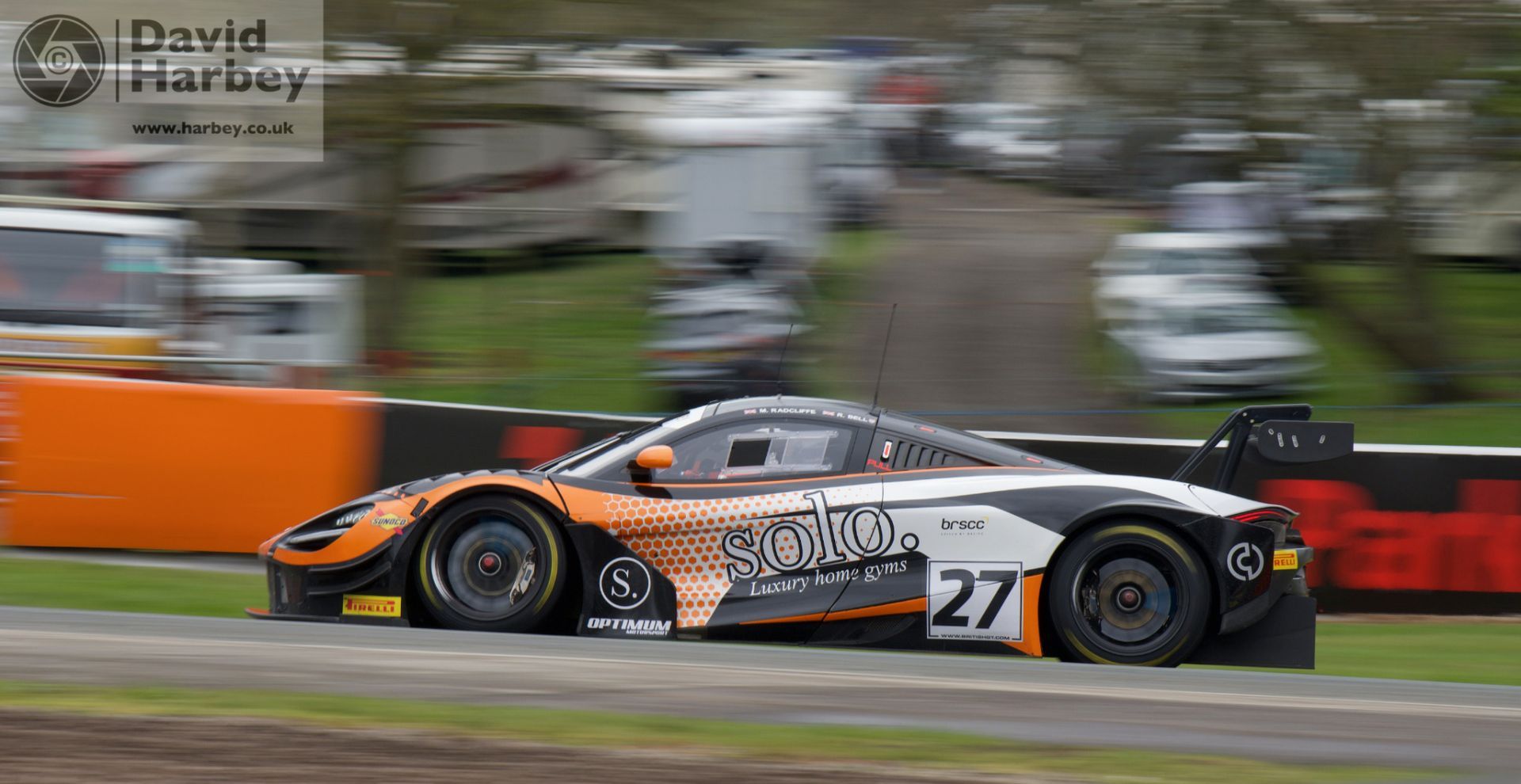 Photographing the British GT from Oulton Park