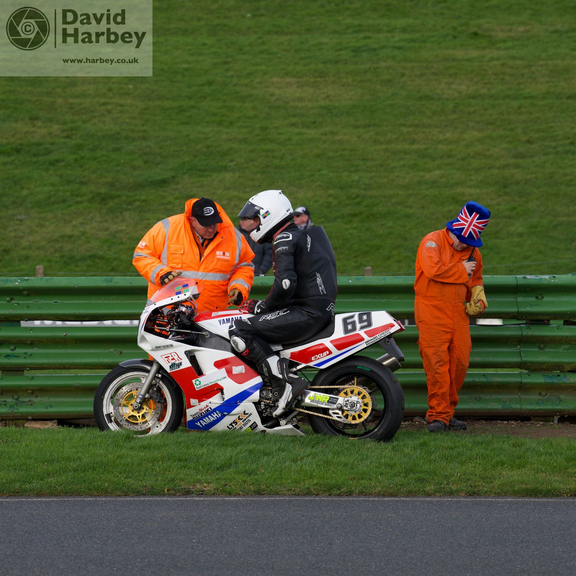 Motorbikes at the Plum Pudding races 2023