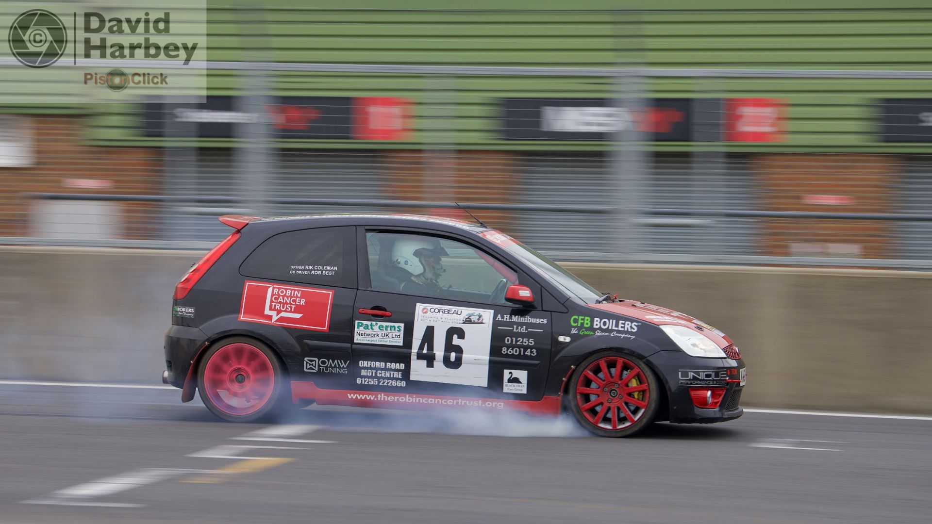 Photographing the Rallying at Snetterton