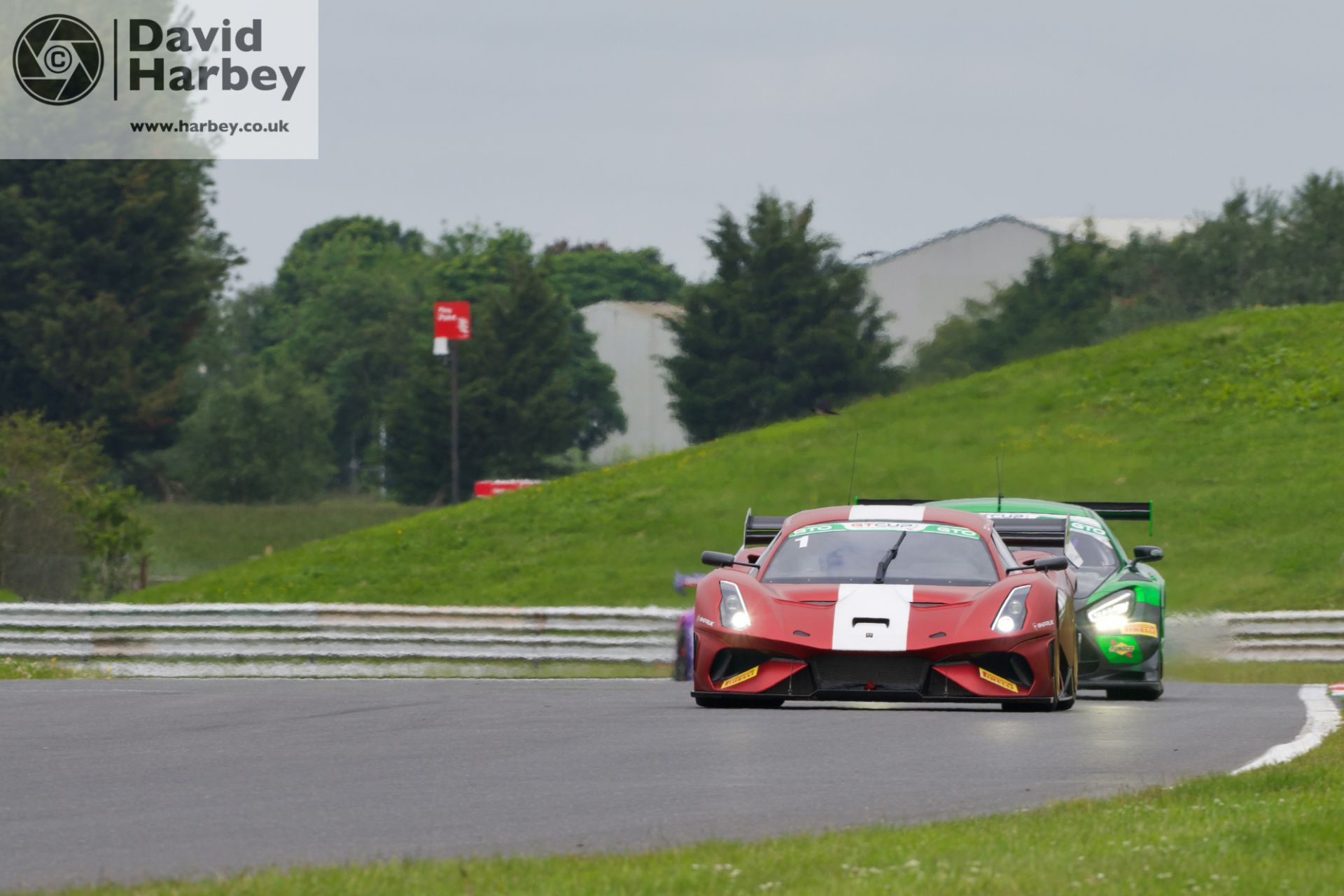 Taking pictures at Snetterton race track, Croam.