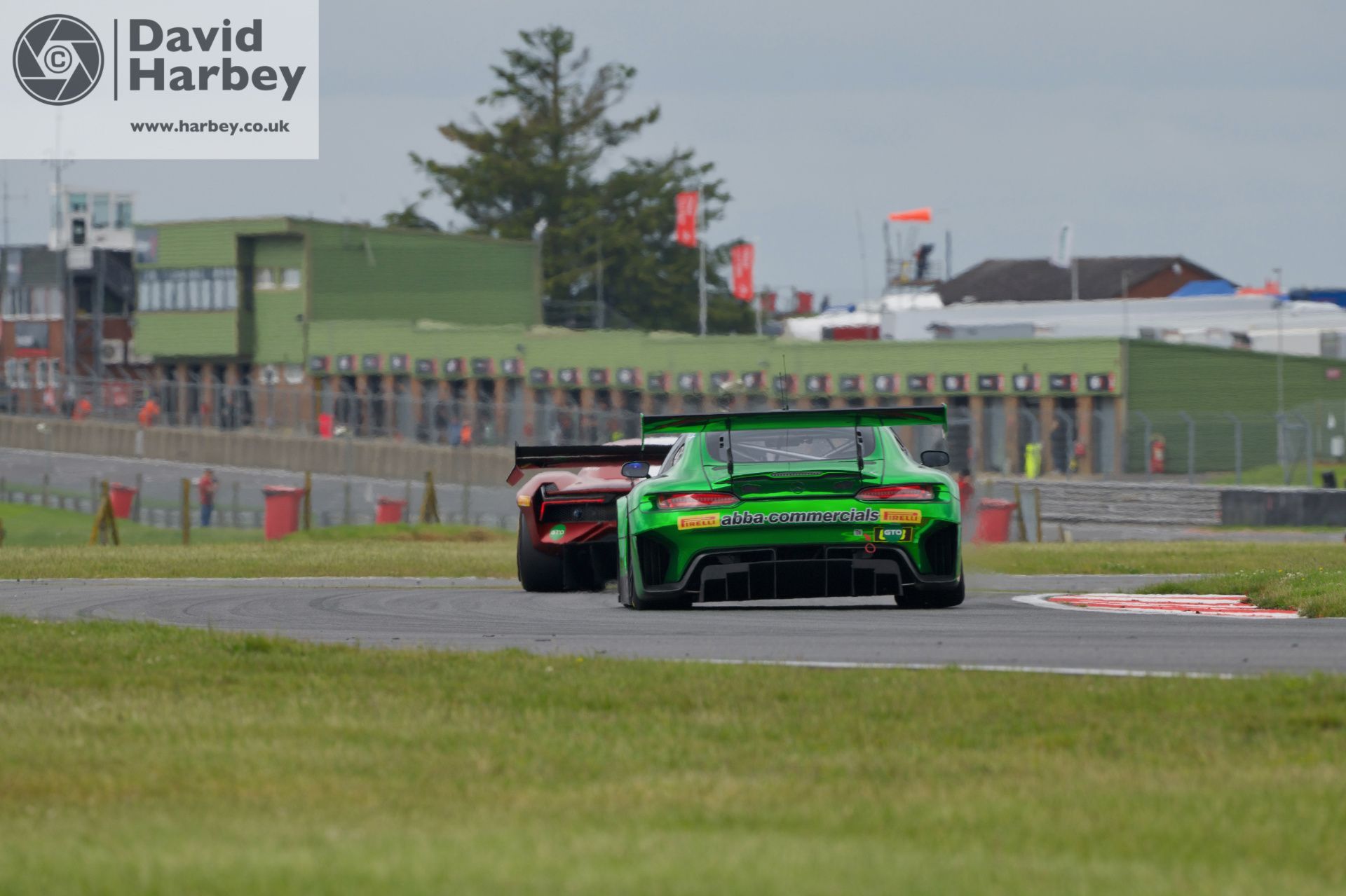 Taking pictures at Snetterton race track, Croam.
