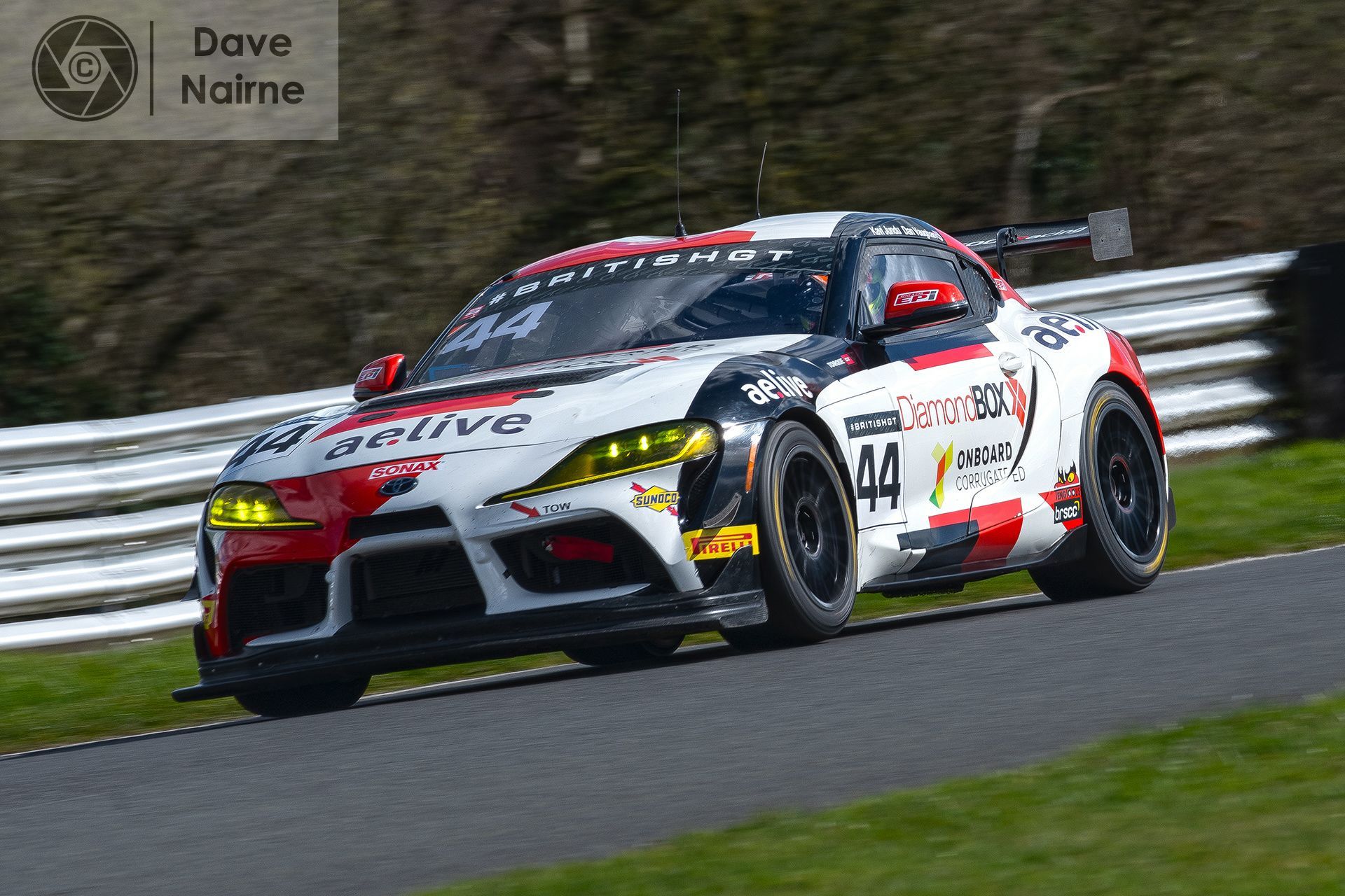 Photographing British GT Championship at Oulton Park