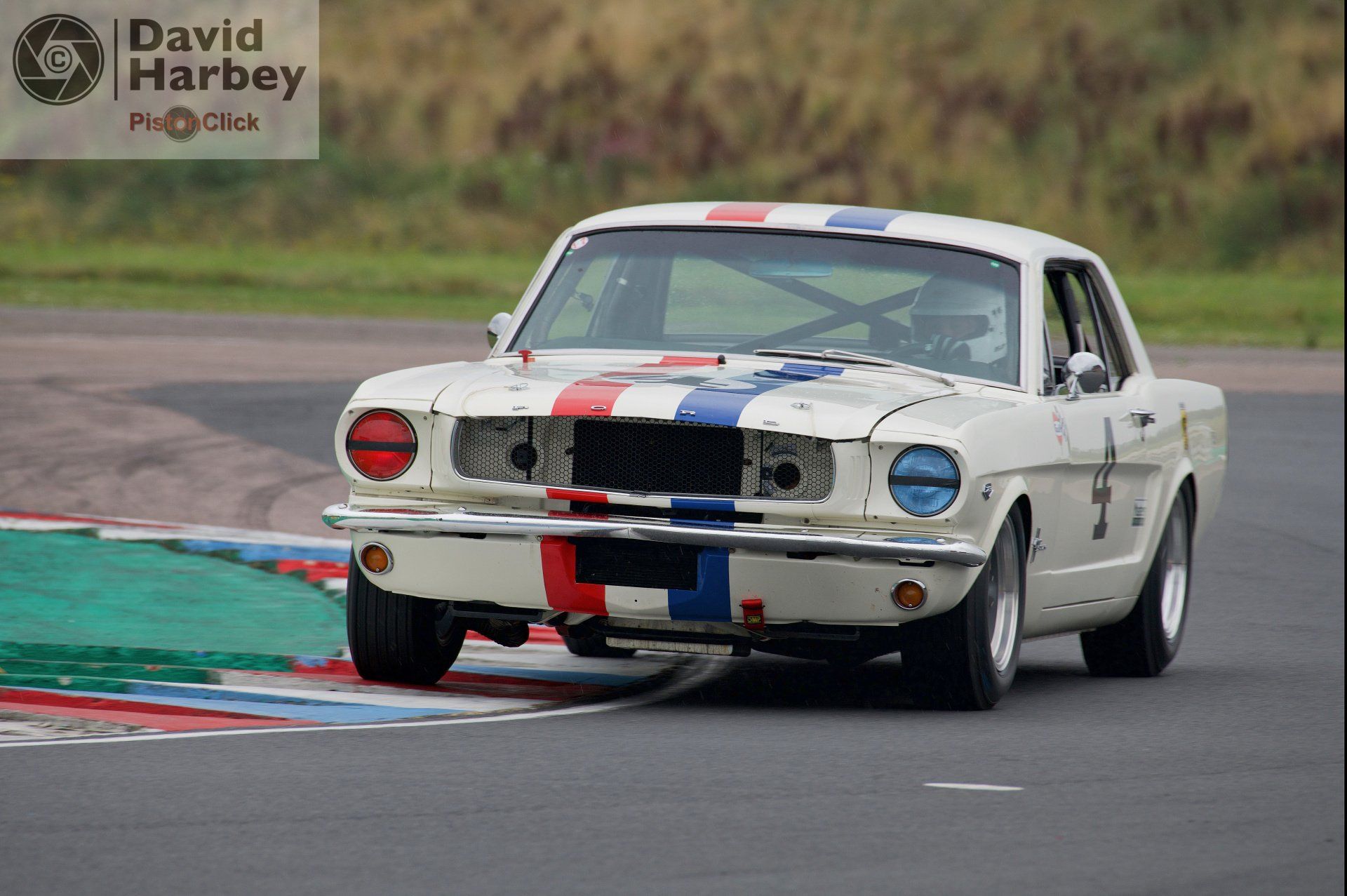 Historic Ford Mustang race car