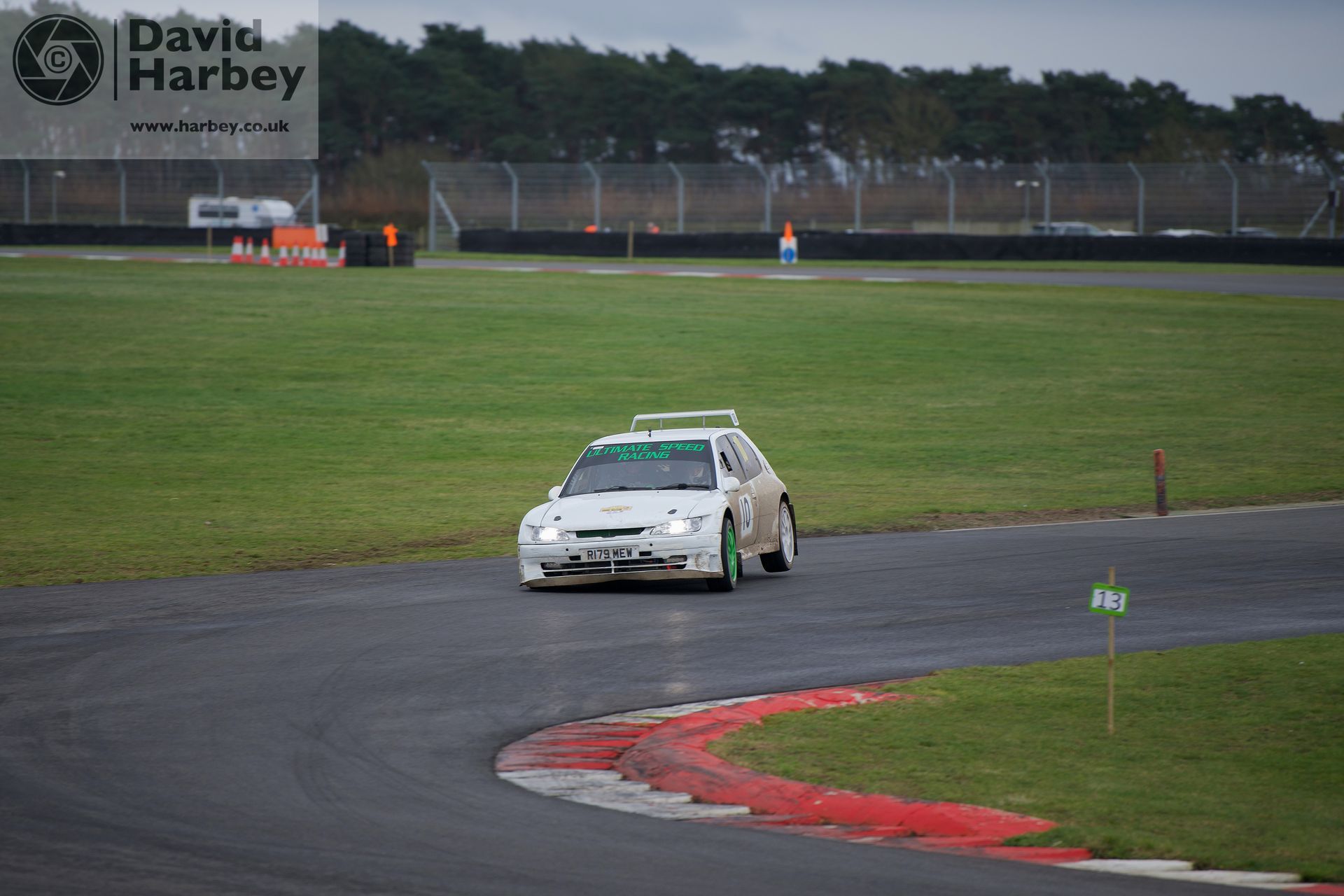 Murrys corner at the Snetterton Stages Rally Chris West Peugeot 306 Maxi
