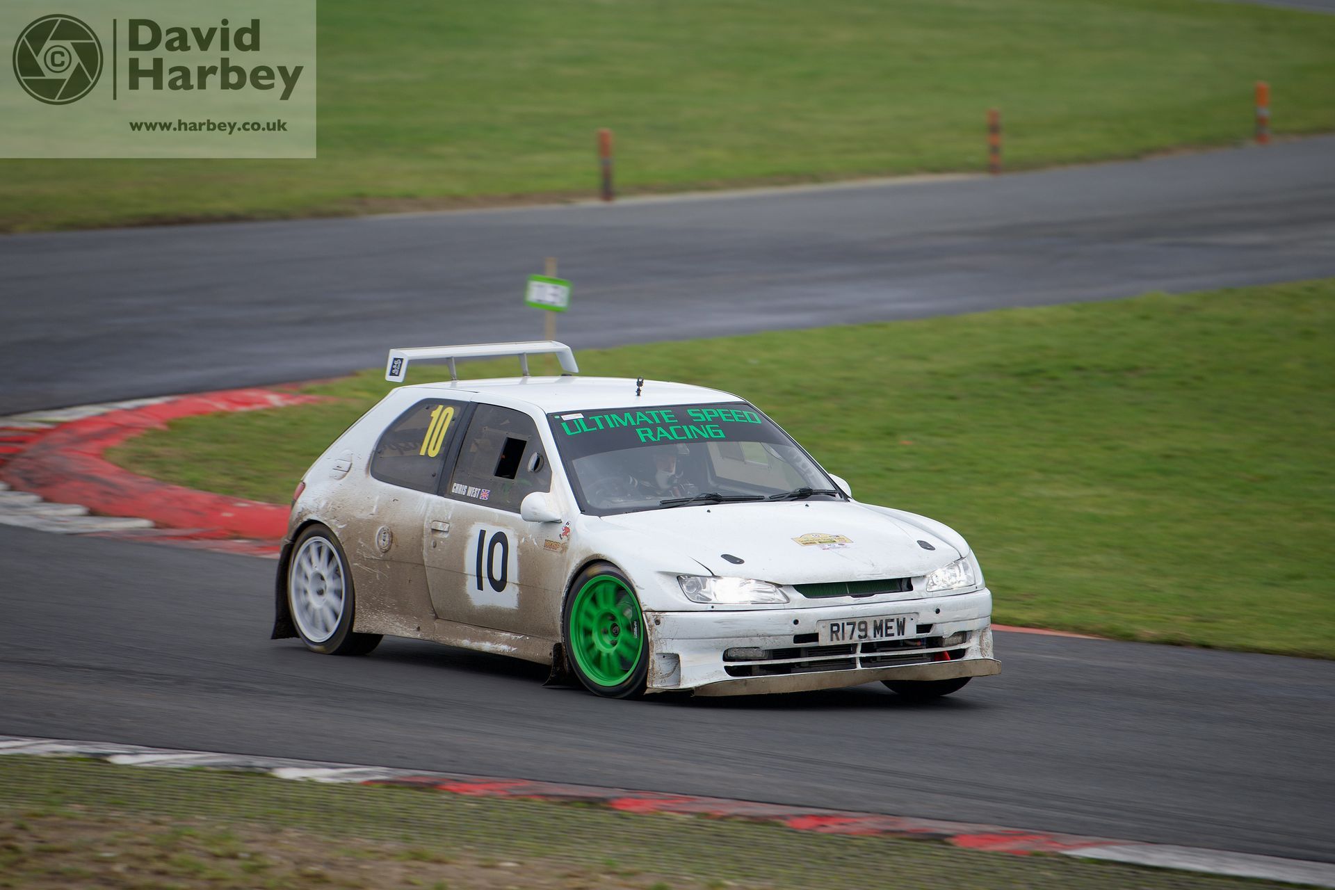 Murrys corner at the Snetterton Stages Rally Chris West Peugeot 306 Maxi