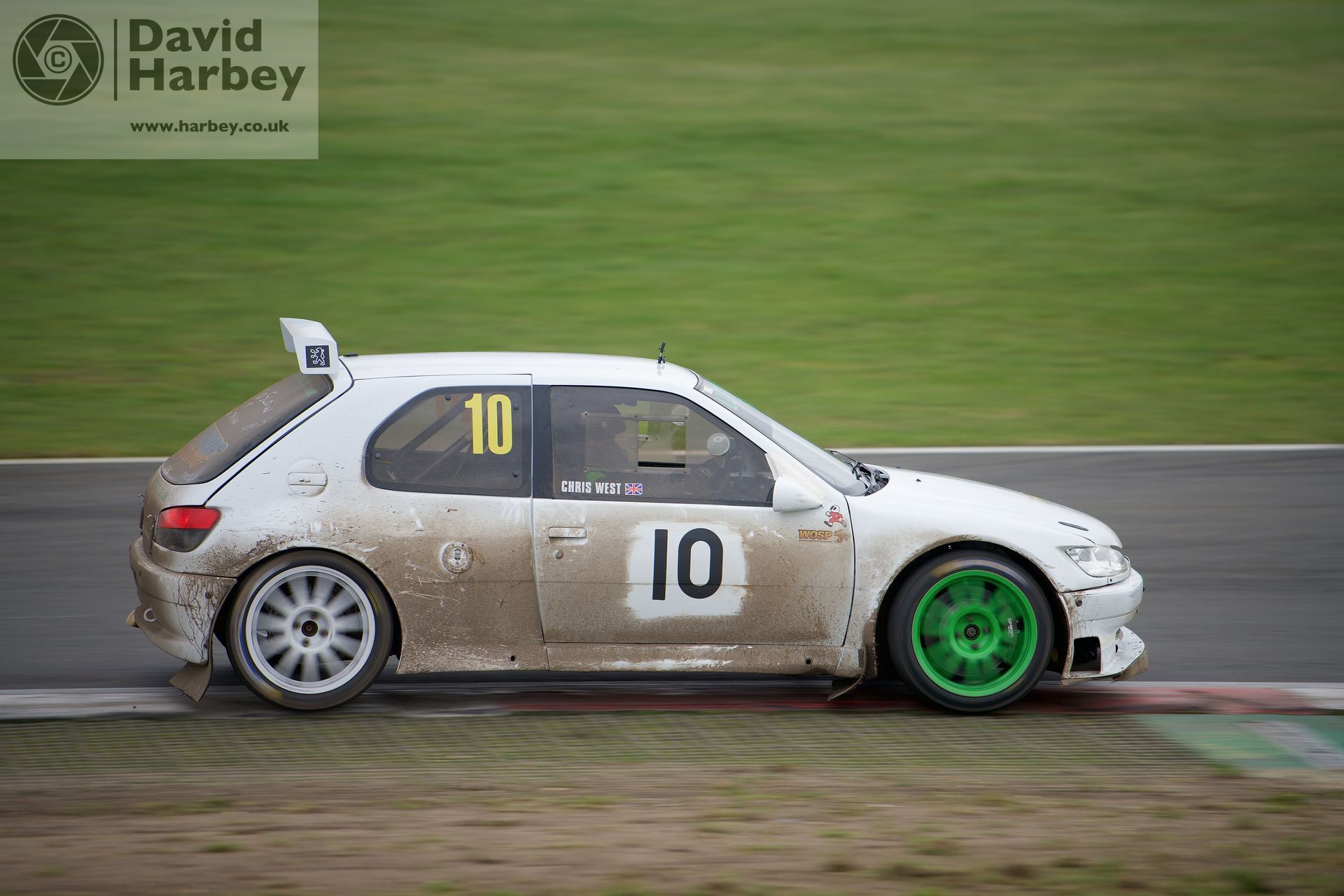 Murrys corner at the Snetterton Stages Rally Chris West Peugeot 306 Maxi
