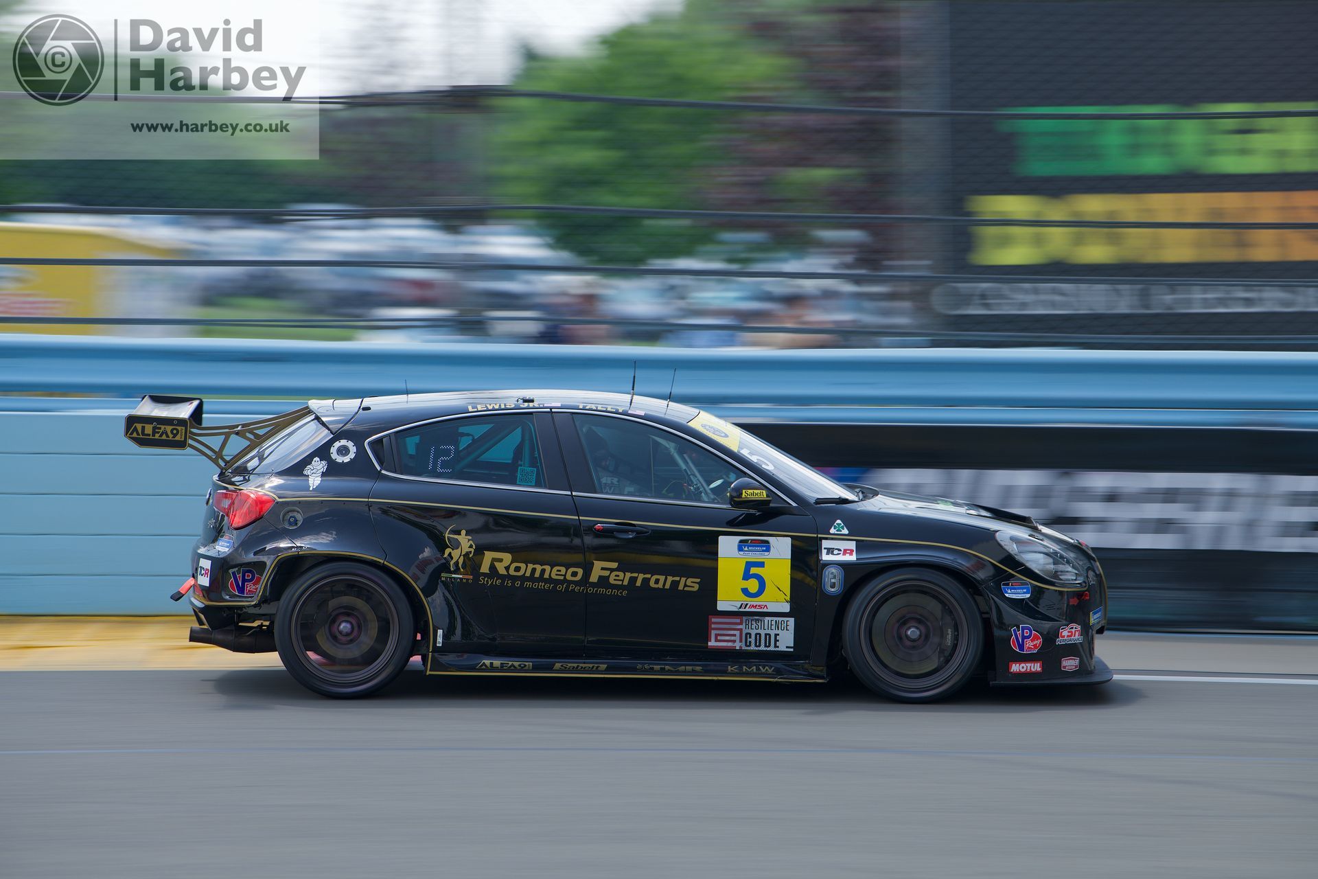 Alfa Romeo racing at the Sahlen’s Six Hours race at Watkins Glen
