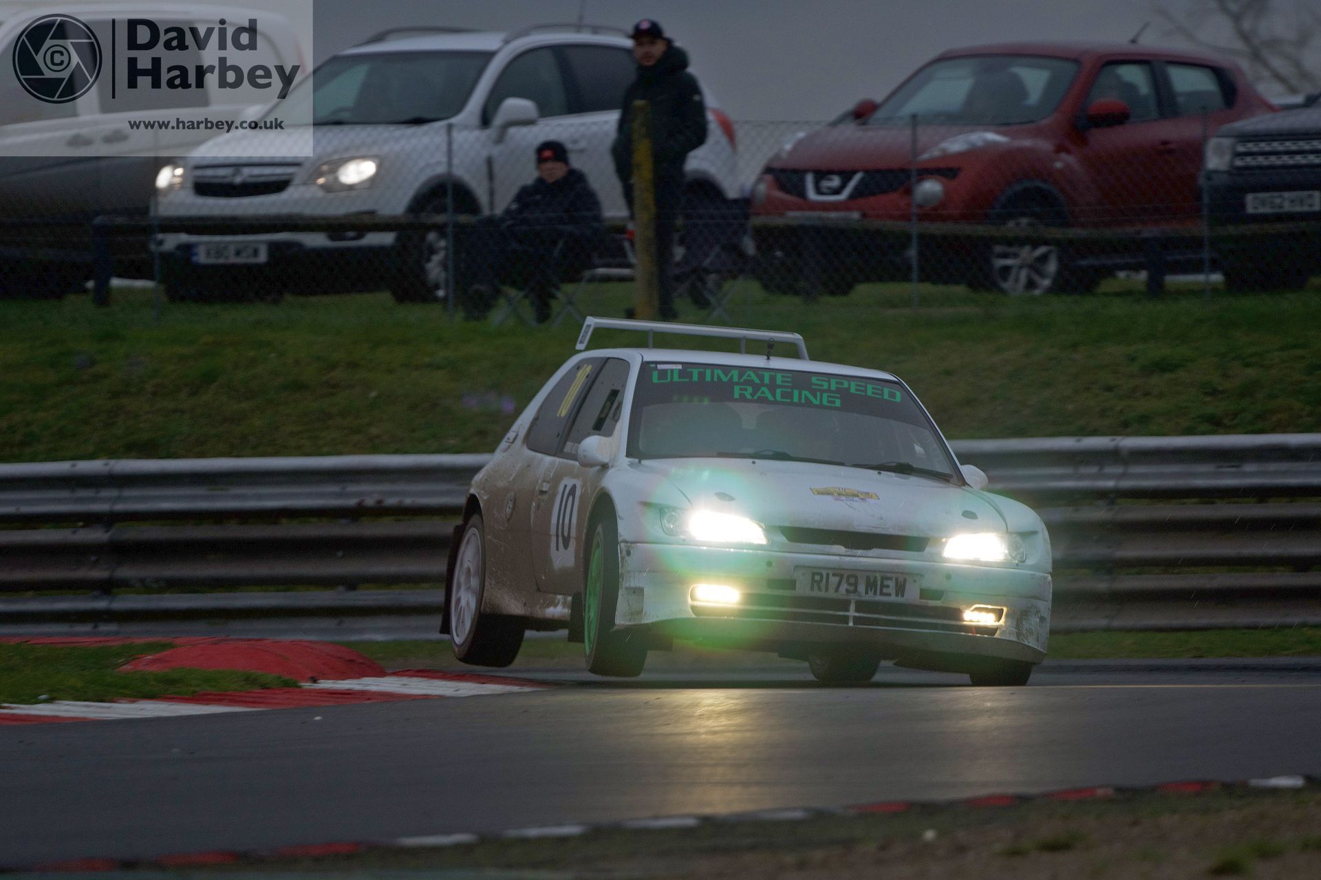 Nelson corner at the Snetterton Stages Rally Chris West Peugeot 306 Maxi