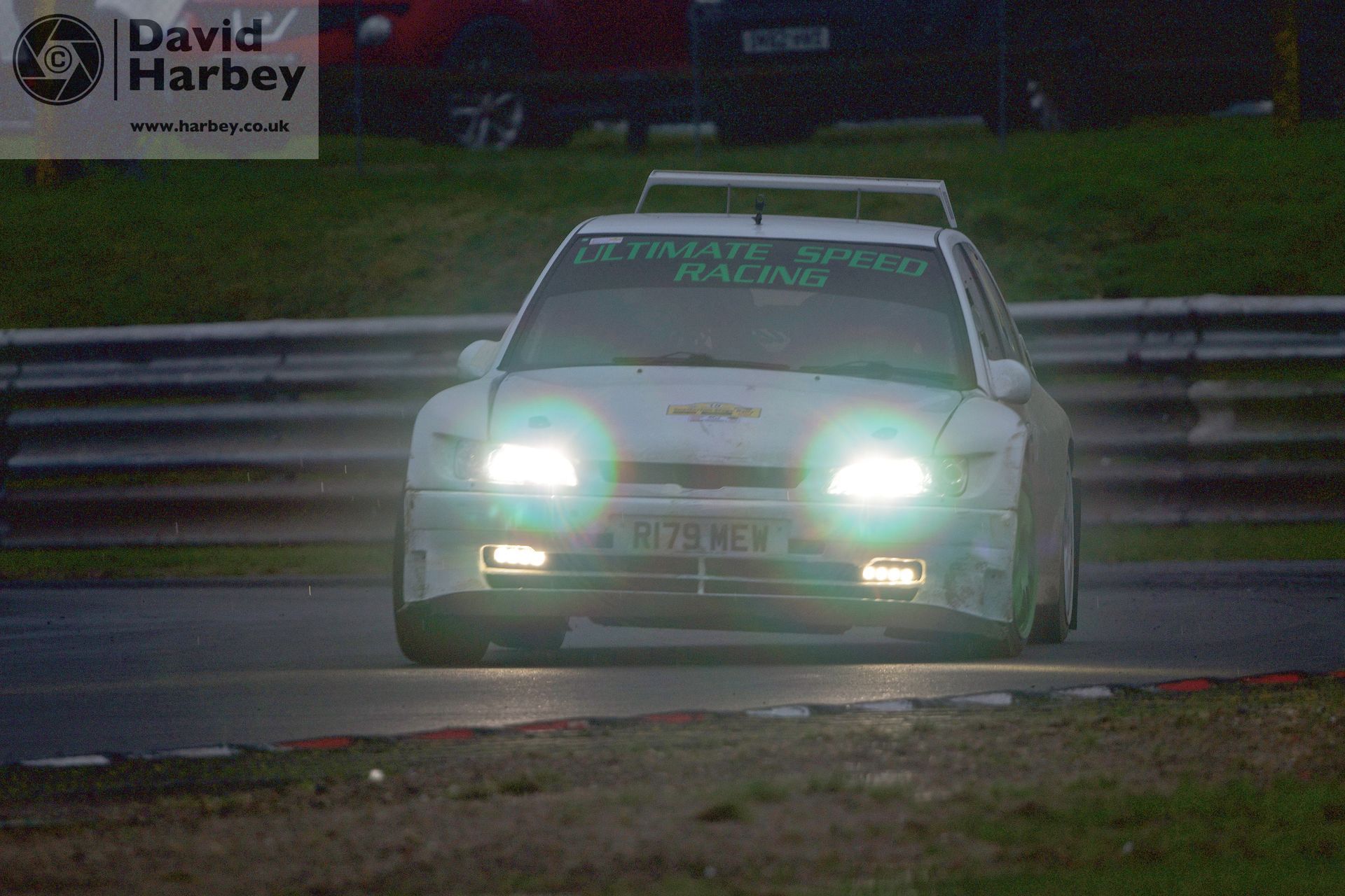 Nelson corner at the Snetterton Stages Rally Chris West Peugeot 306 Maxi