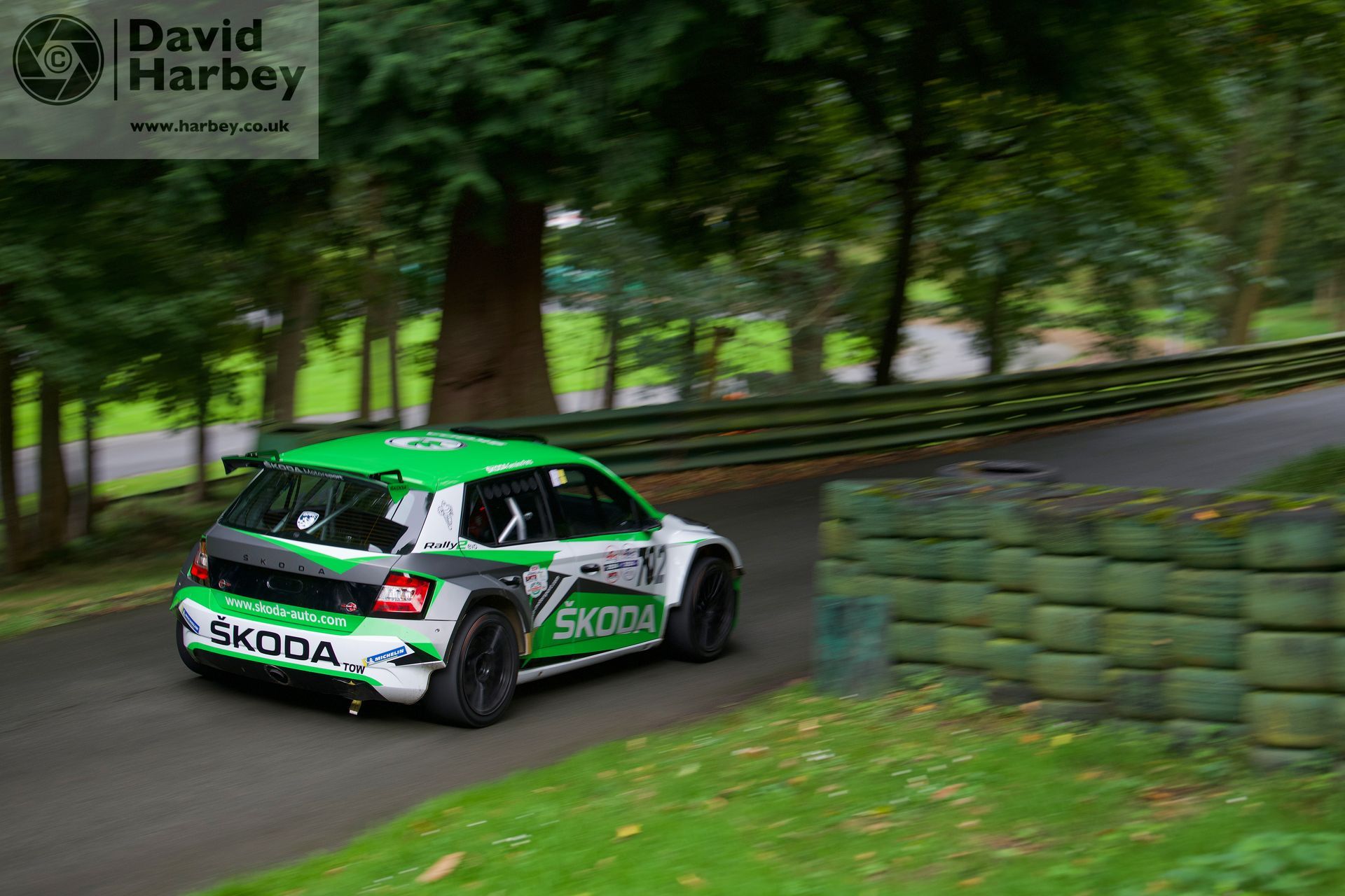 Skoda rally car at Prescott hillclimb