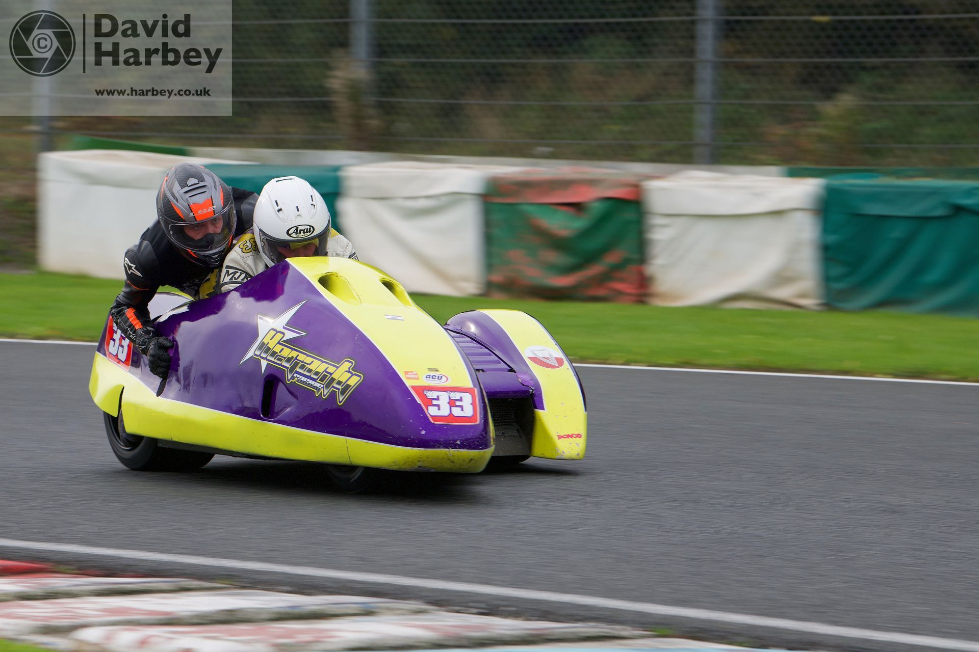 Sidecars at Mallory Park for the the EMRA Final race meeting 2024