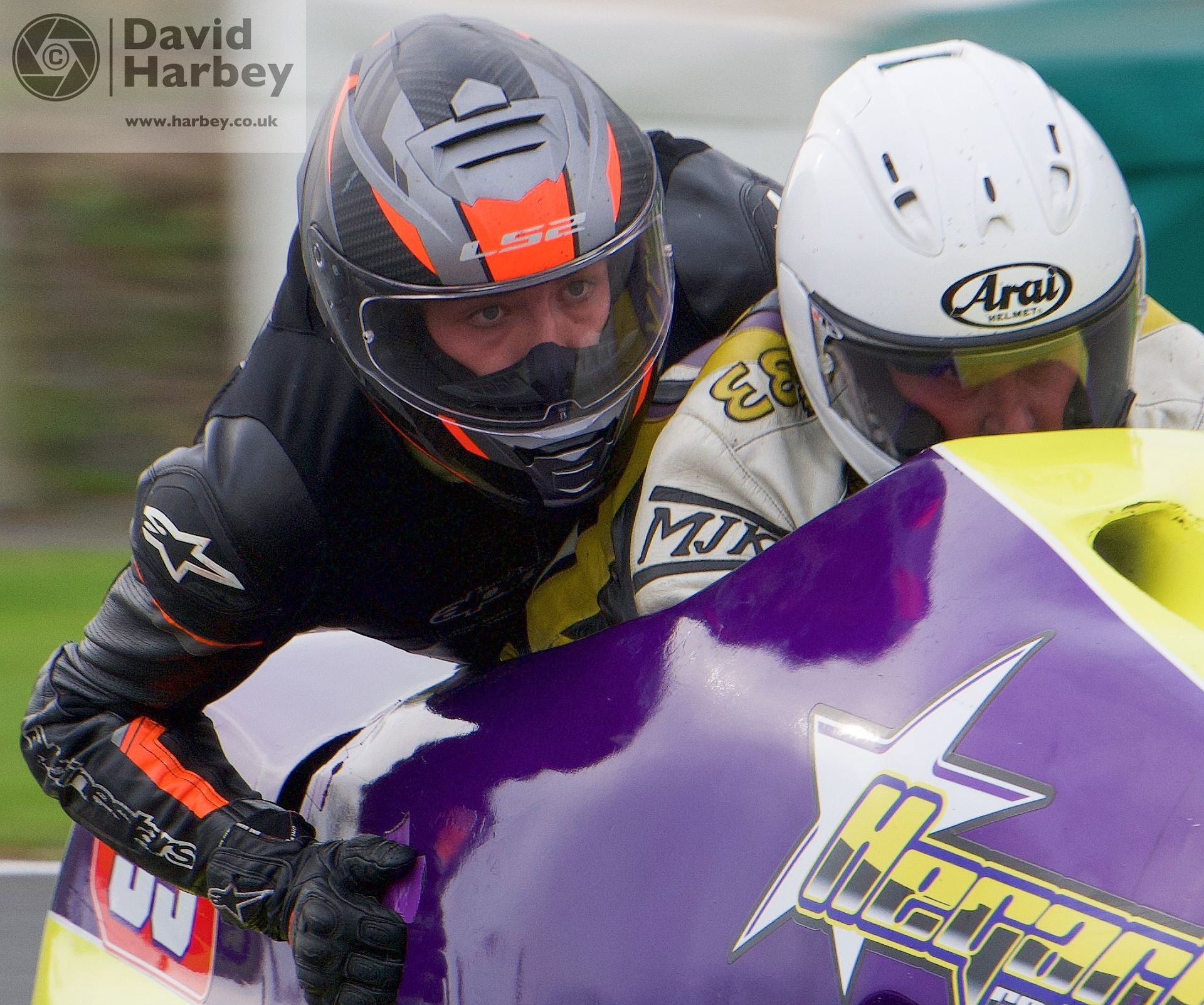 Sidecars at Mallory Park for the the EMRA Final race meeting 2024