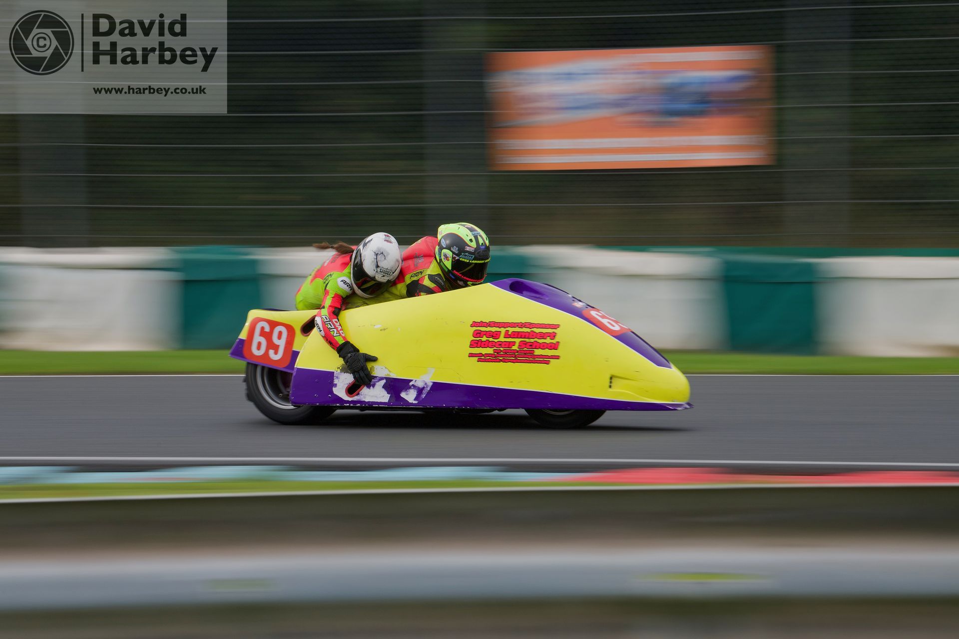 Sidecars at Mallory Park for the the EMRA Final race meeting 2024