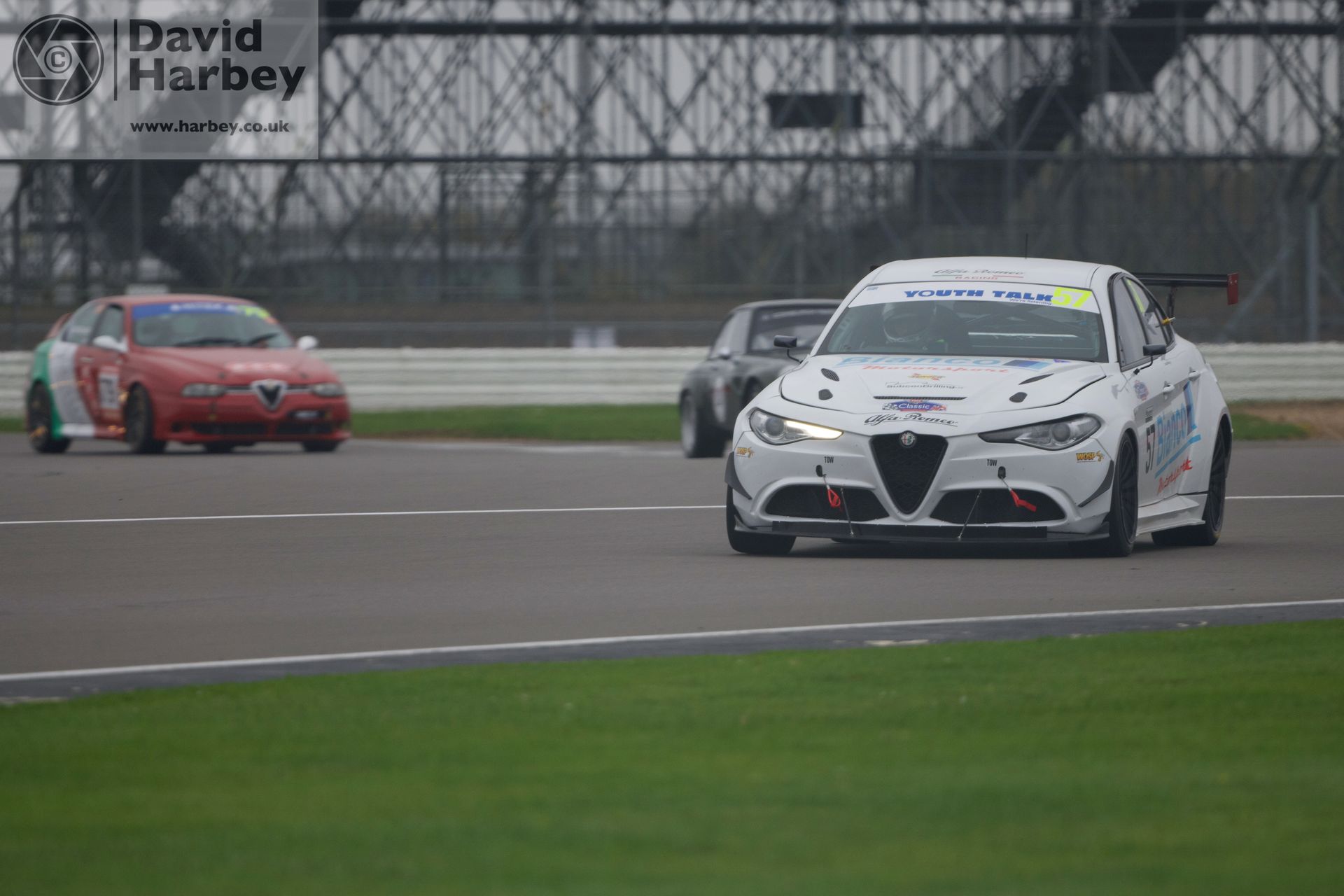Alfas in the Allcomers Walter Hayes Trophy Silverstone