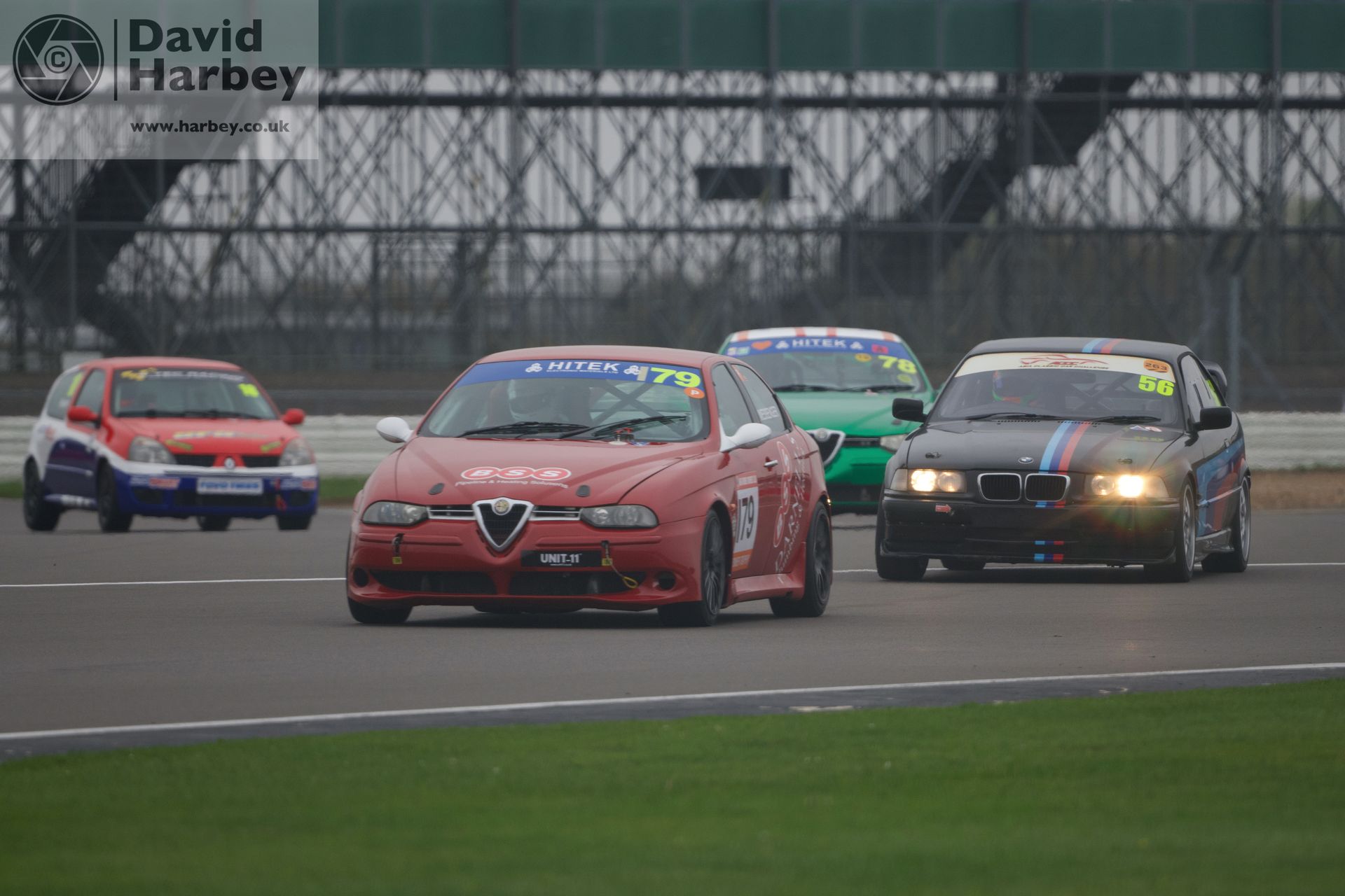 Alfas in the Allcomers Walter Hayes Trophy Silverstone