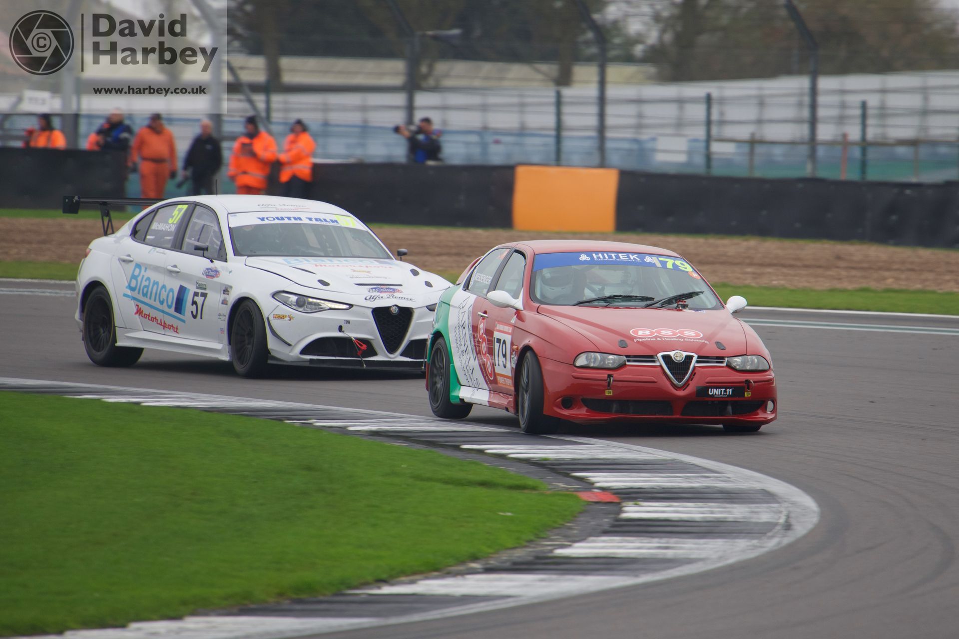 Alfas in the Allcomers Walter Hayes Trophy Silverstone