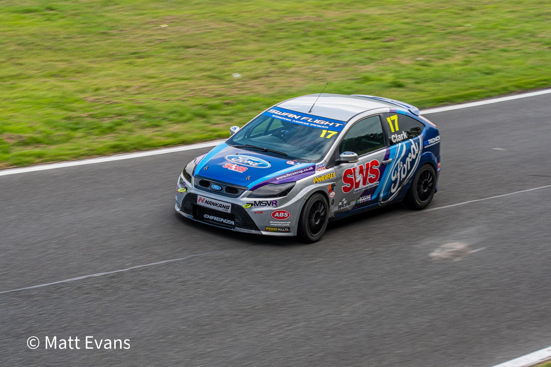 Ford Focus racing at Oulton Park