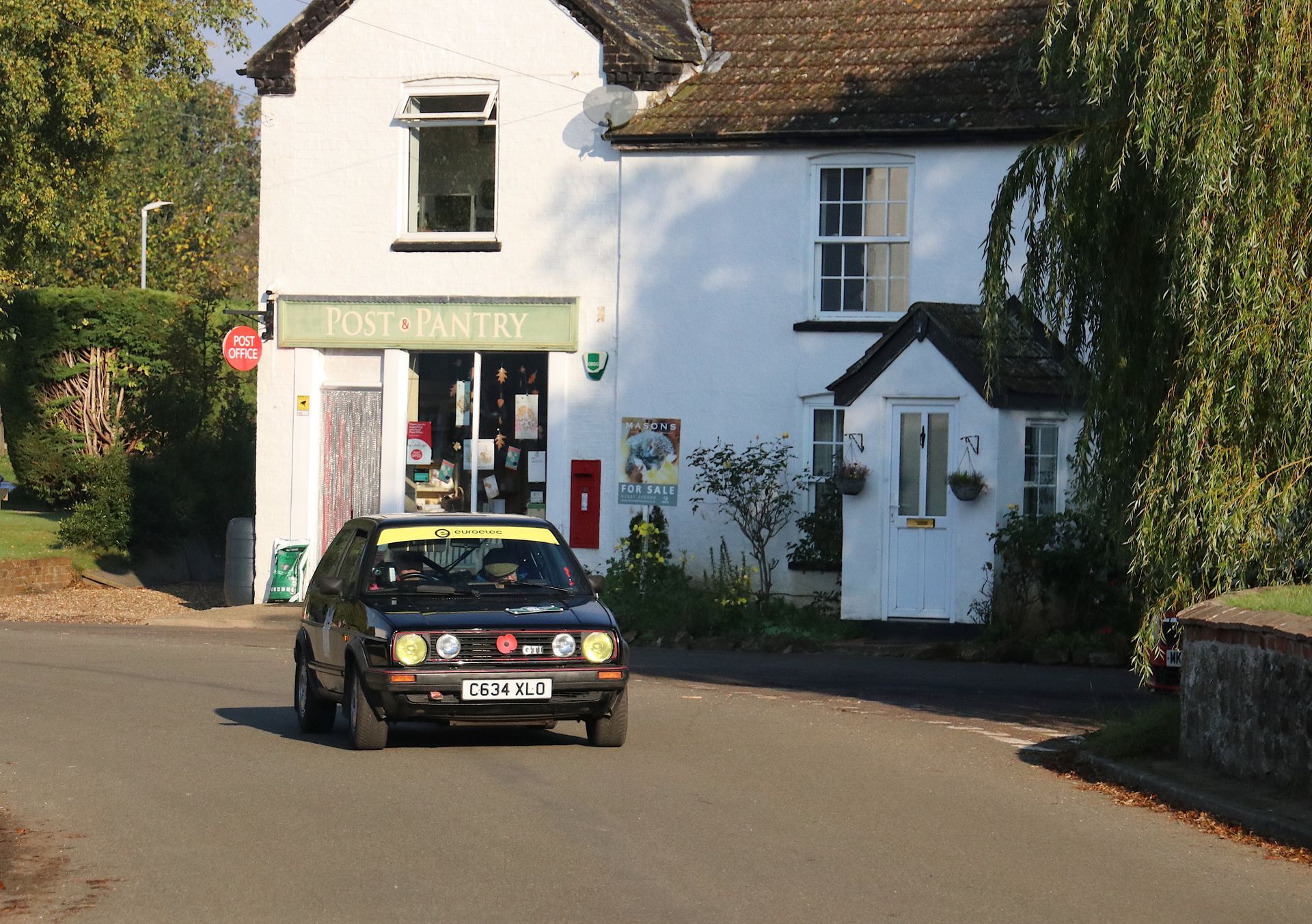 Hero Challenge 3 classic cars rallying around the Lincolnshire wolds