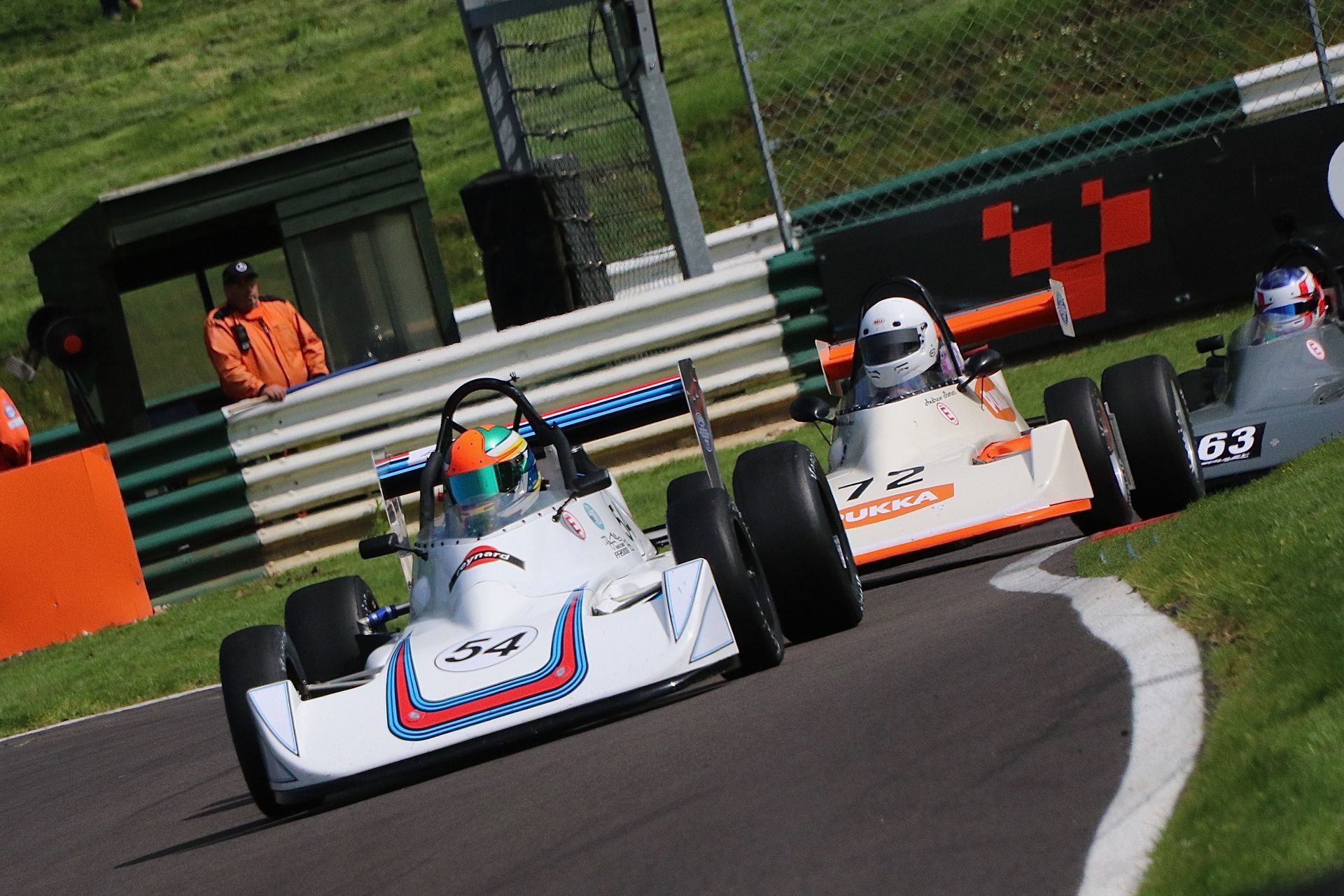 Formula Ford 2000 racing at the Wolds Trophy Cadwell Park