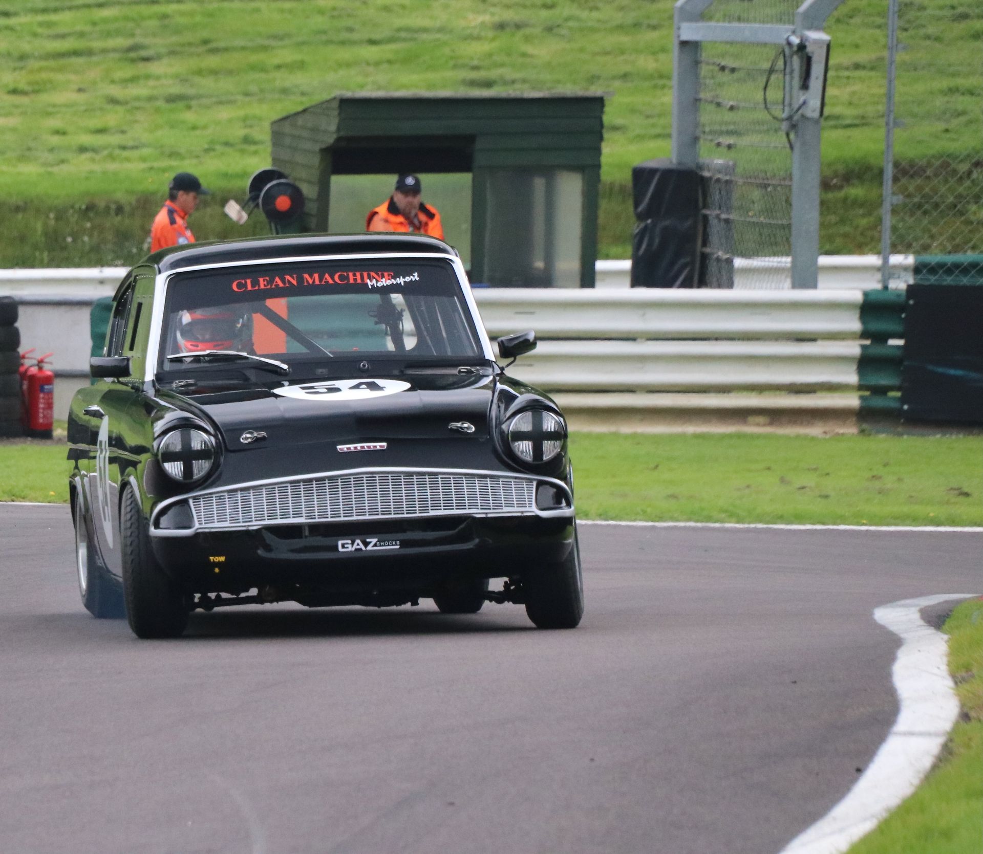 Historic Touring Cars and Historic Road Sports cars at Cadwell Park