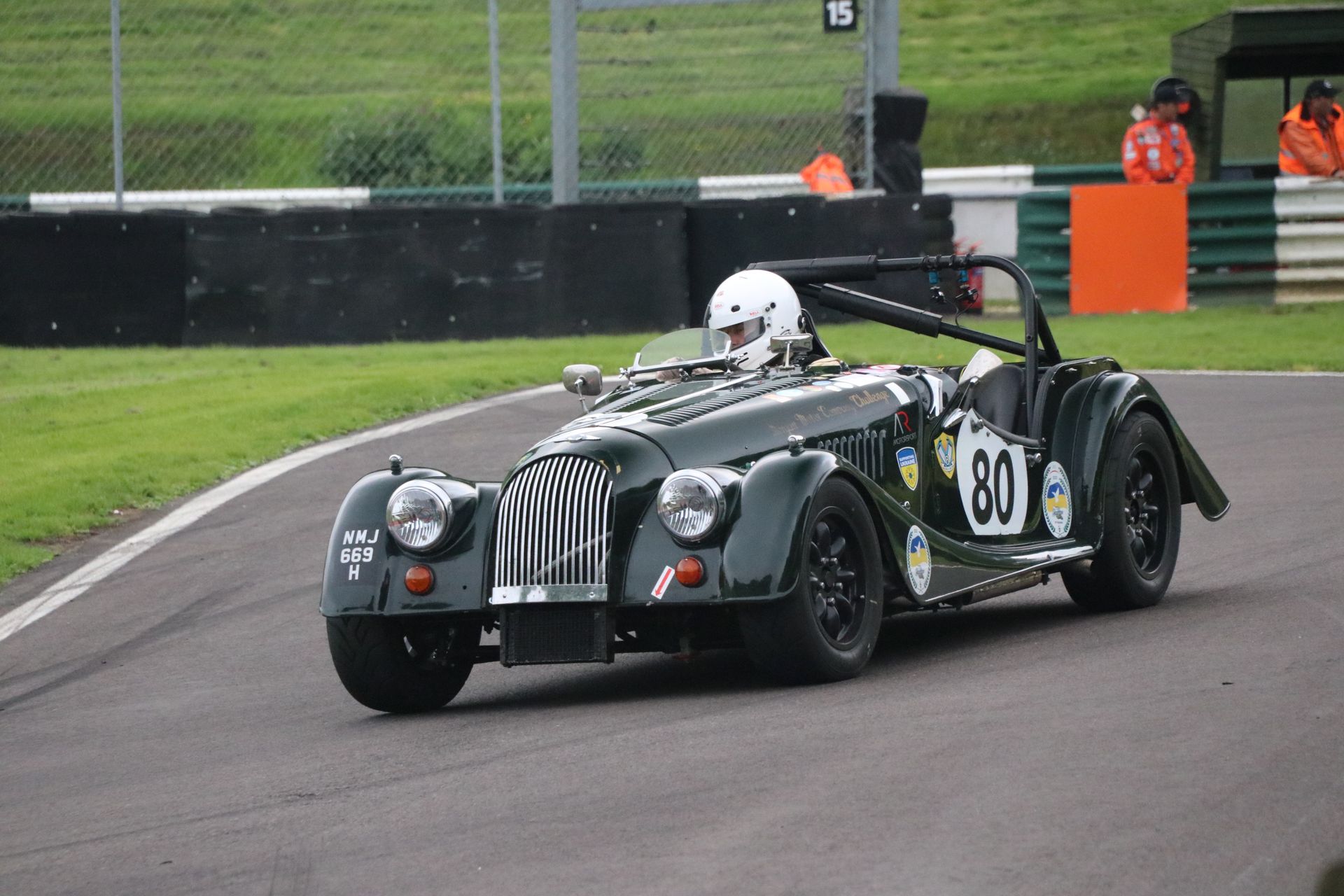 Historic Touring Cars and Historic Road Sports cars at Cadwell Park