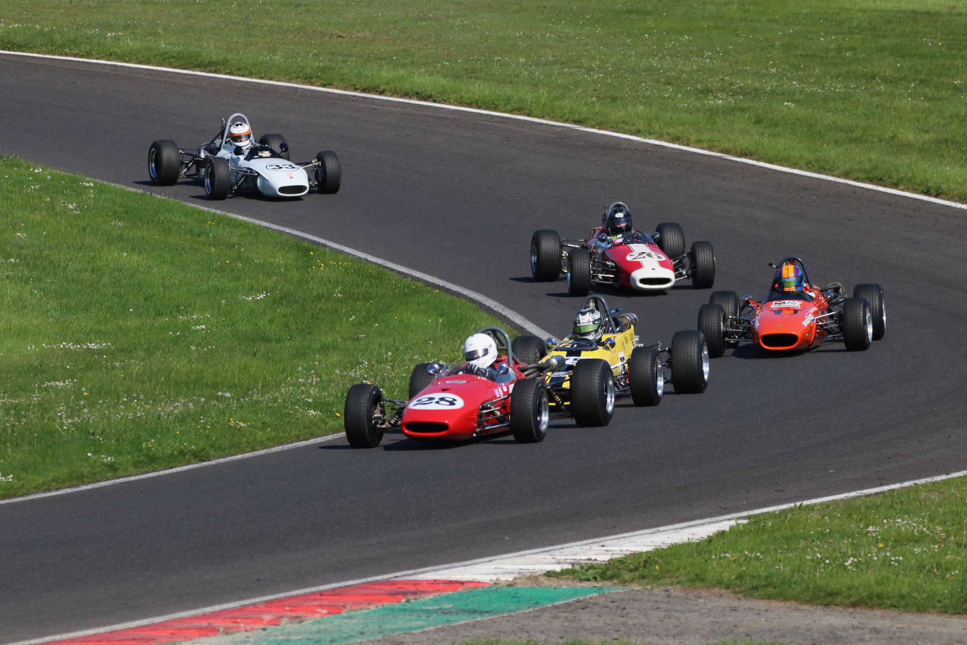 Formula 3 and Formula Ford 1600 racing at Cadwell Park
