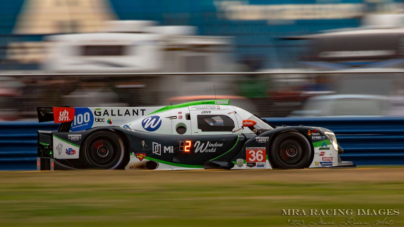 taking photos at the Daytona raceway