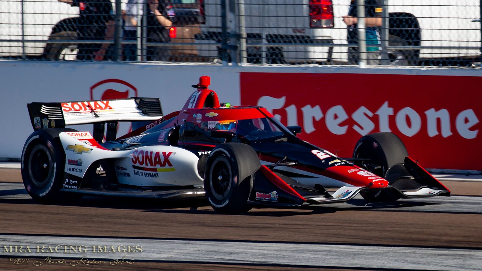 #21 Ed Carpenter Racing Chevrolet driven by Rinus Veekay: