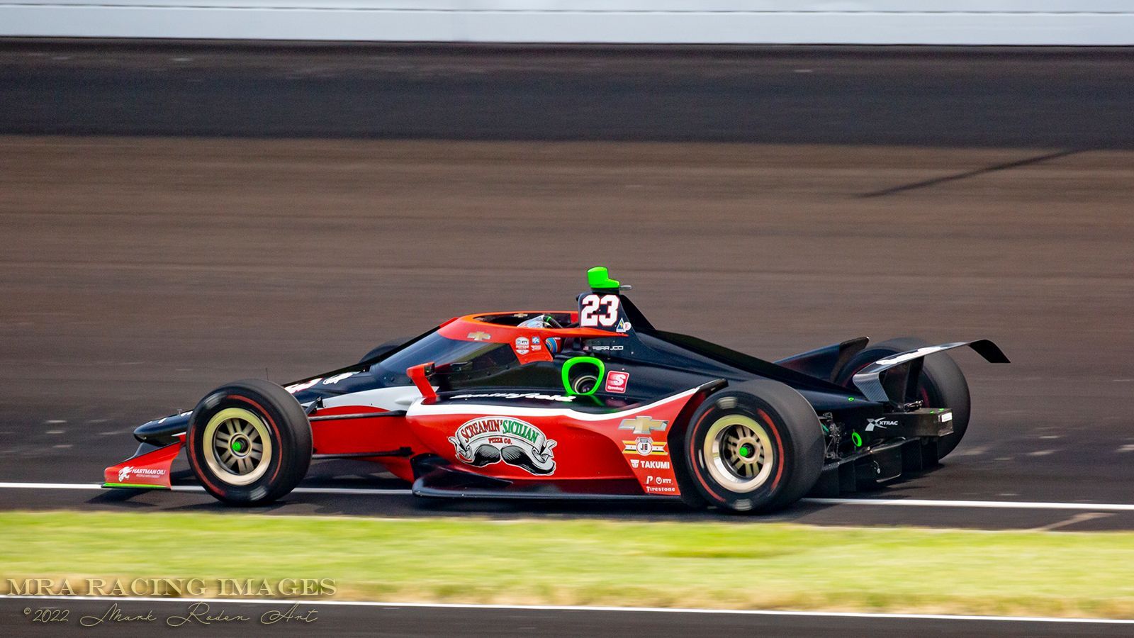 #23 Dreyer & Reinbold Racing Chevrolet driven by Ryan Hunter-Reay