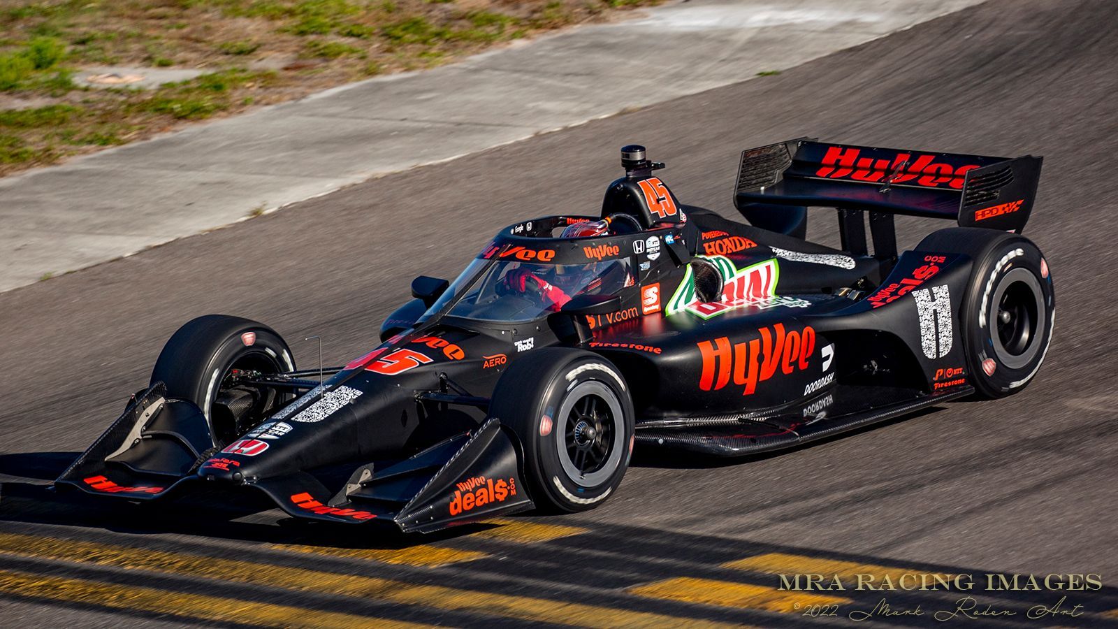 #45 Rahal Letterman Lanigan Racing Honda driven by Christian Lundgaard