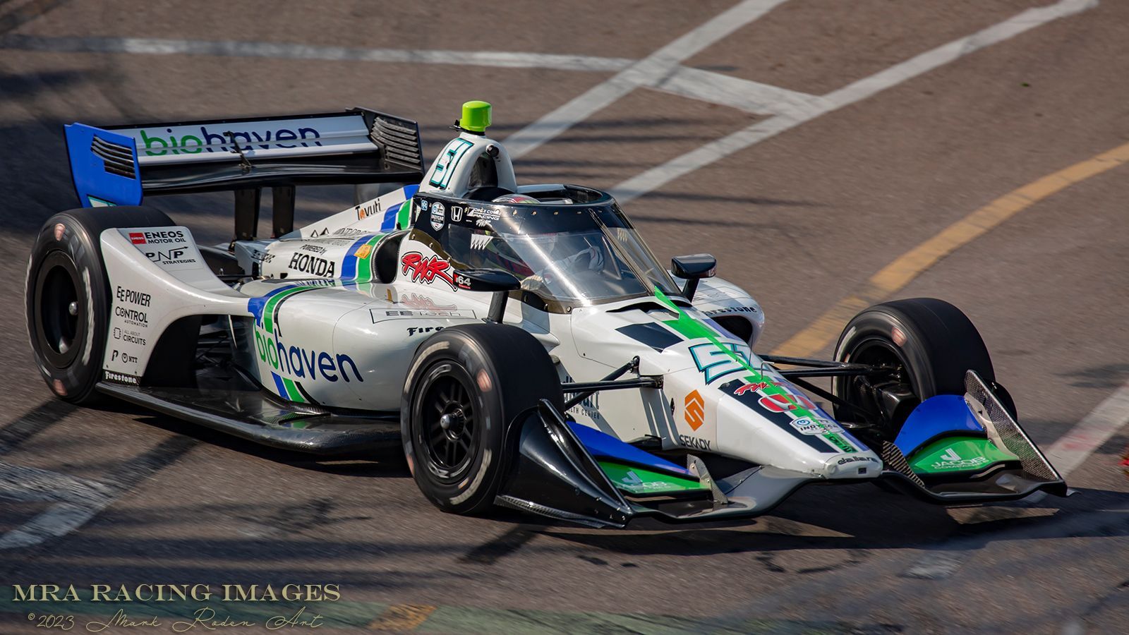 #51 Dale Coyne Racing w/ Rick Ware Racing Honda driven by Sting Ray Robb