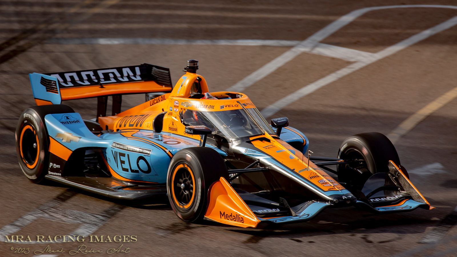 #7 Arrow McLaren Chevrolet driven by Alexander Rossi: