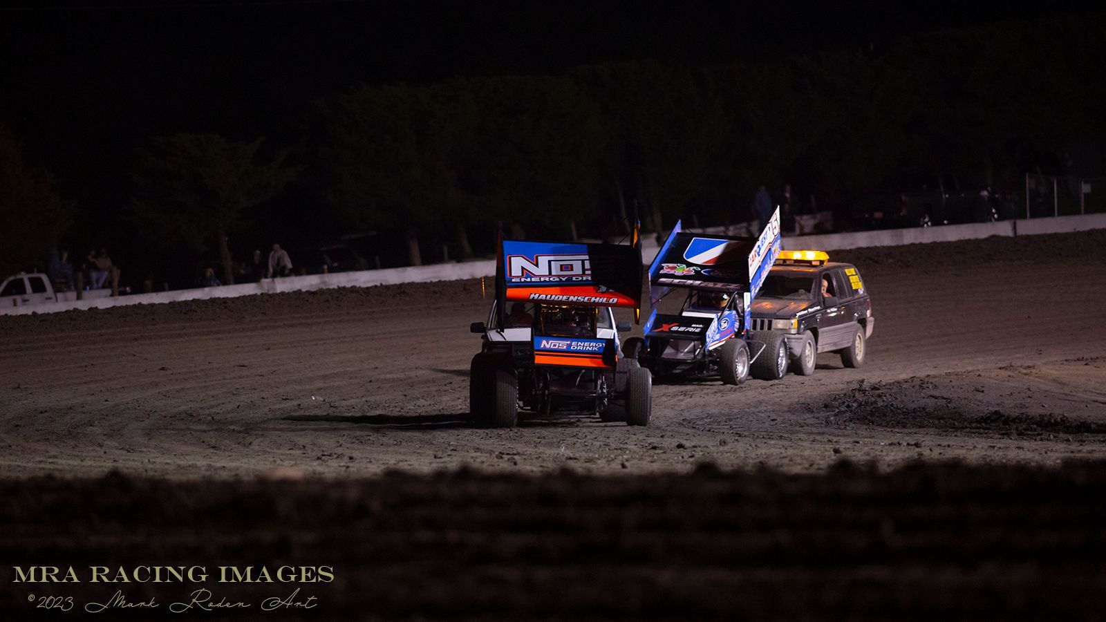 The World of Outlaws 410 Sprint A Feature Race