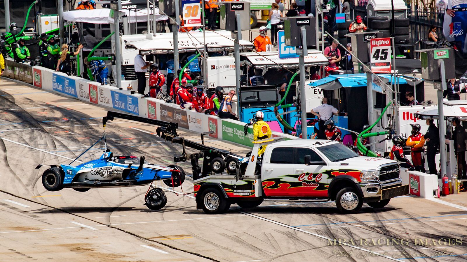 Photographing the Texas Indy PPG 375 Texas Motor Speedway Fort Worth Texas USA