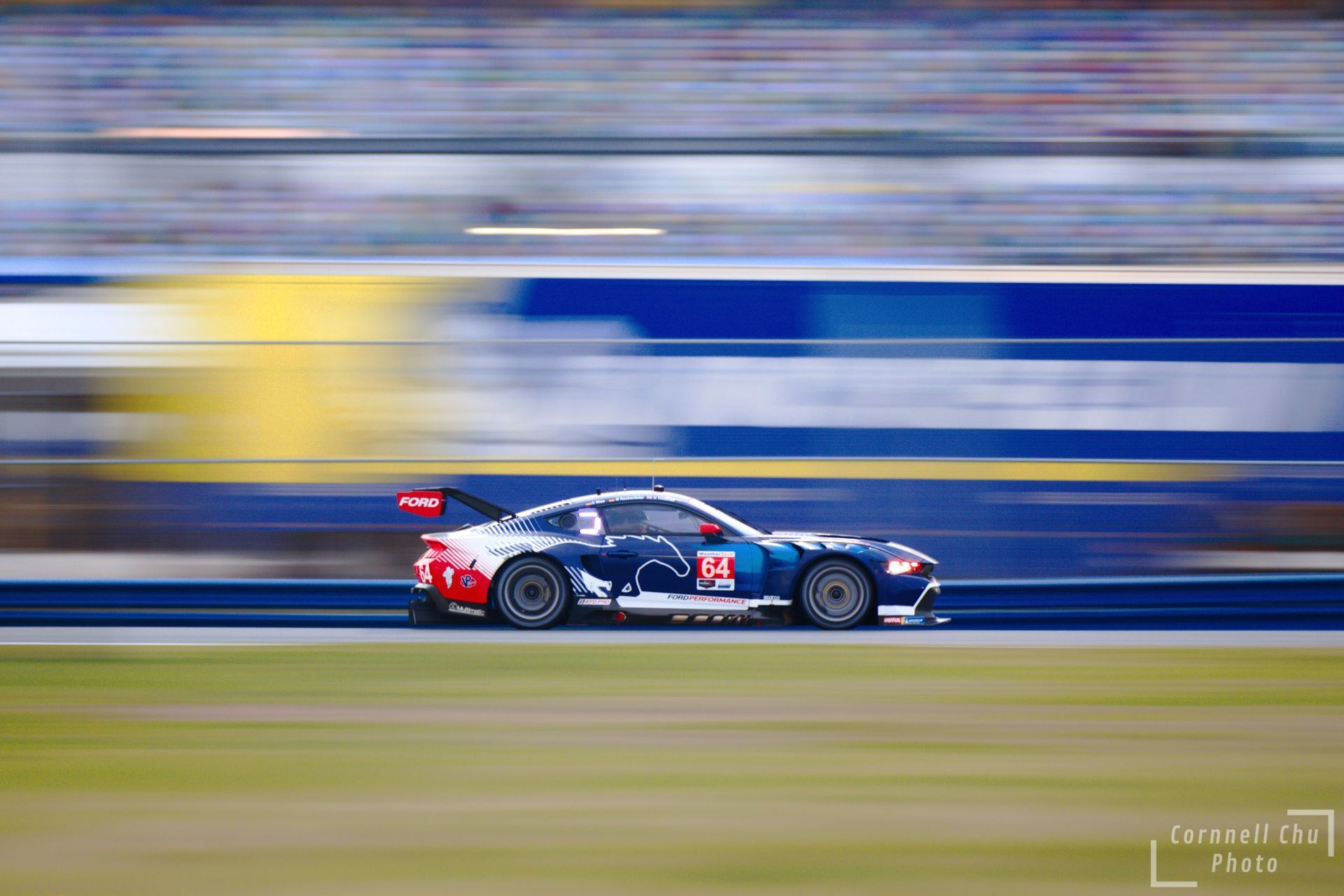 Panning photography 24 Hours of Daytona